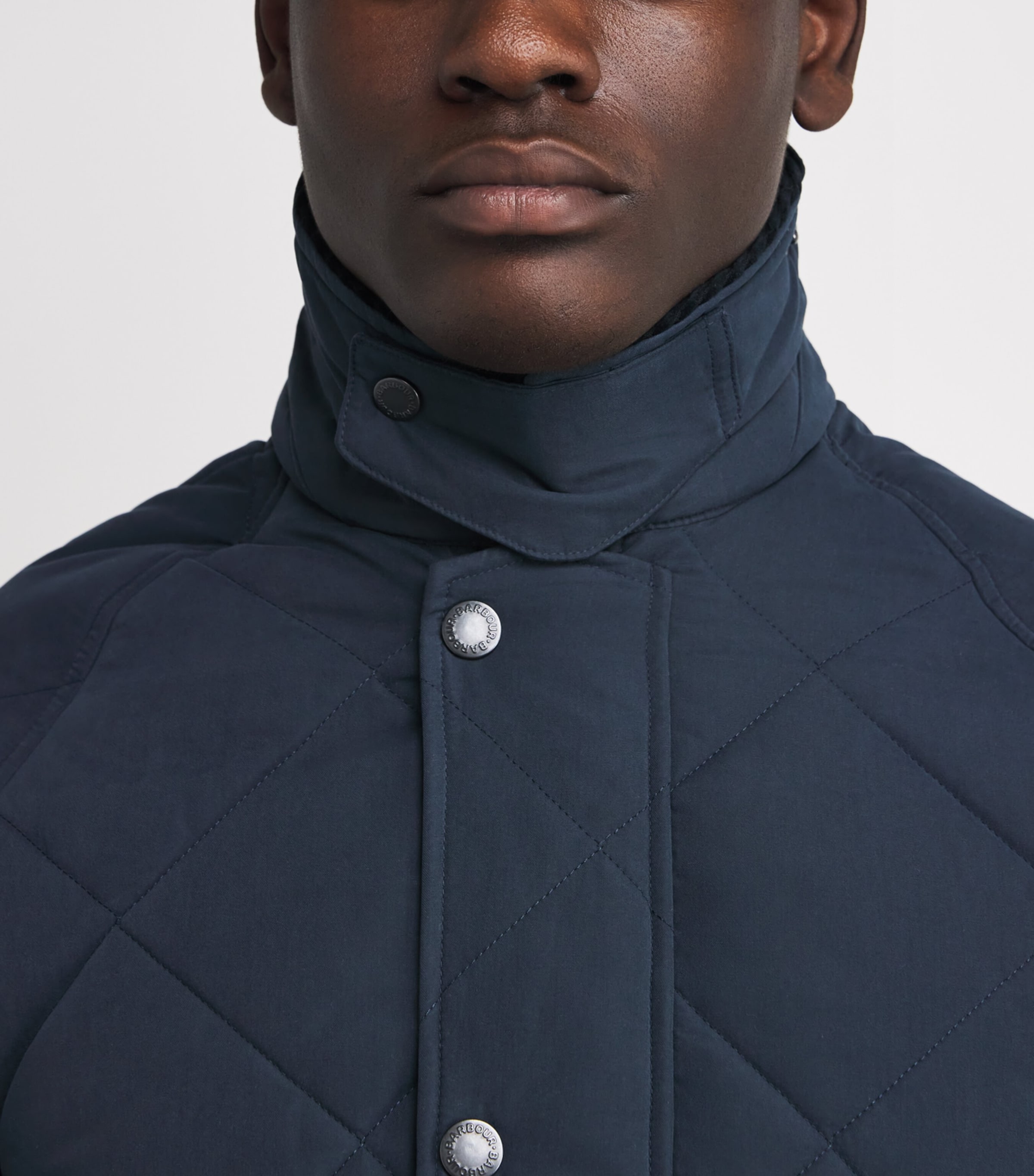 Quilted Modern Bedale Jacket NY71 NAVY Image 6