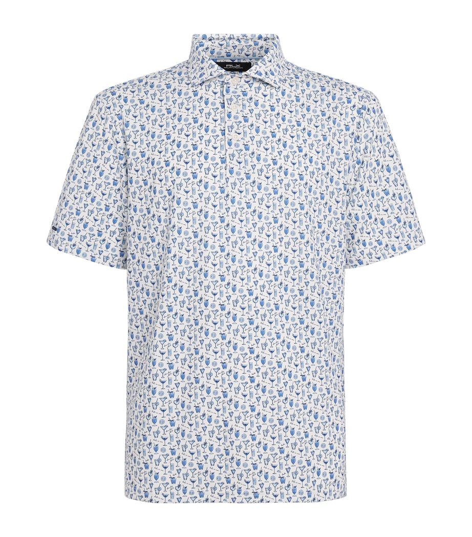 RLX Ralph Lauren Mens Airflow Polo Shirt Ceramic Wht Chn Chn Image 1