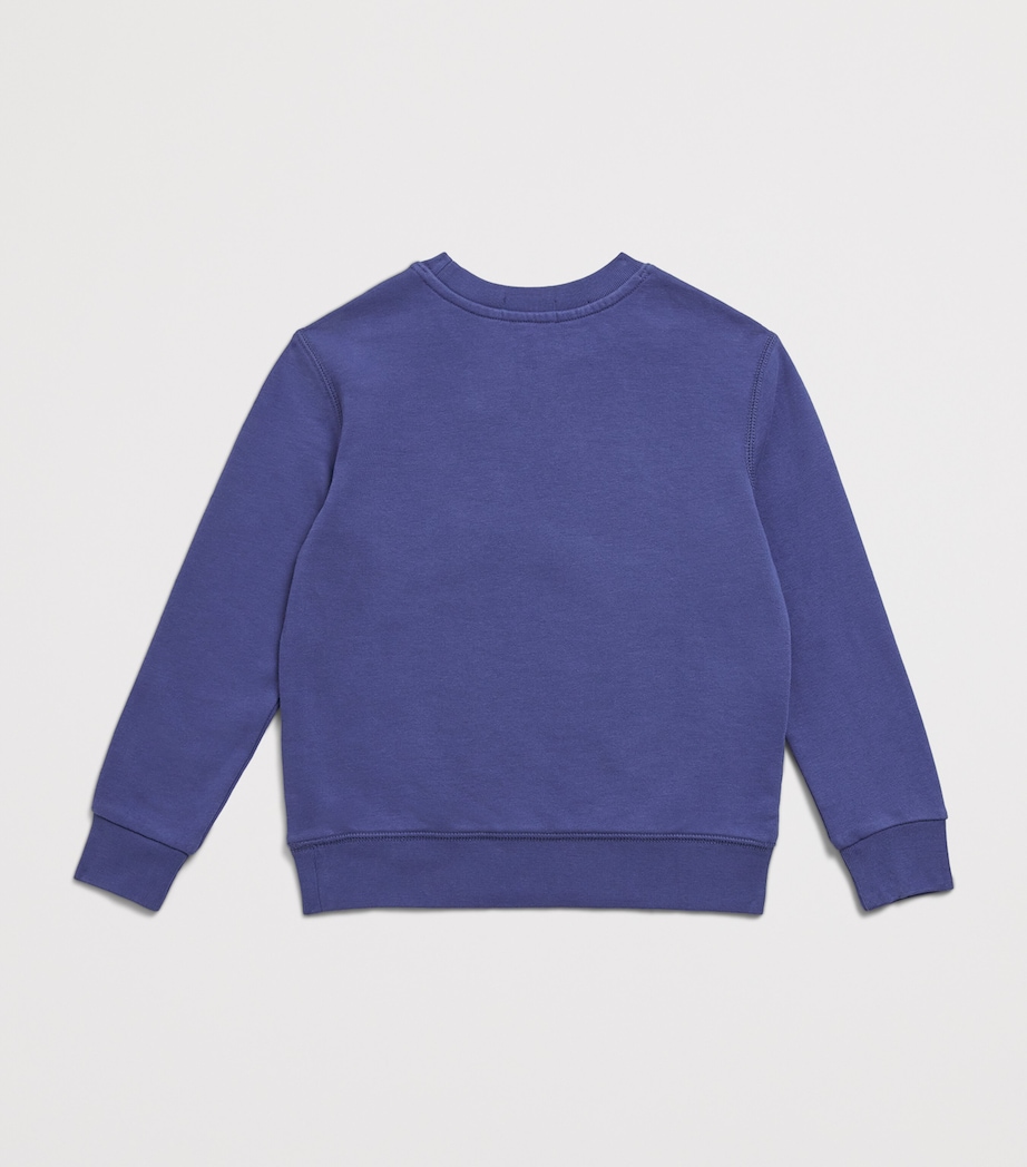 Cotton-Blend Logo Sweatshirt (2-7 Years) CLASSIC BLUE Image 2