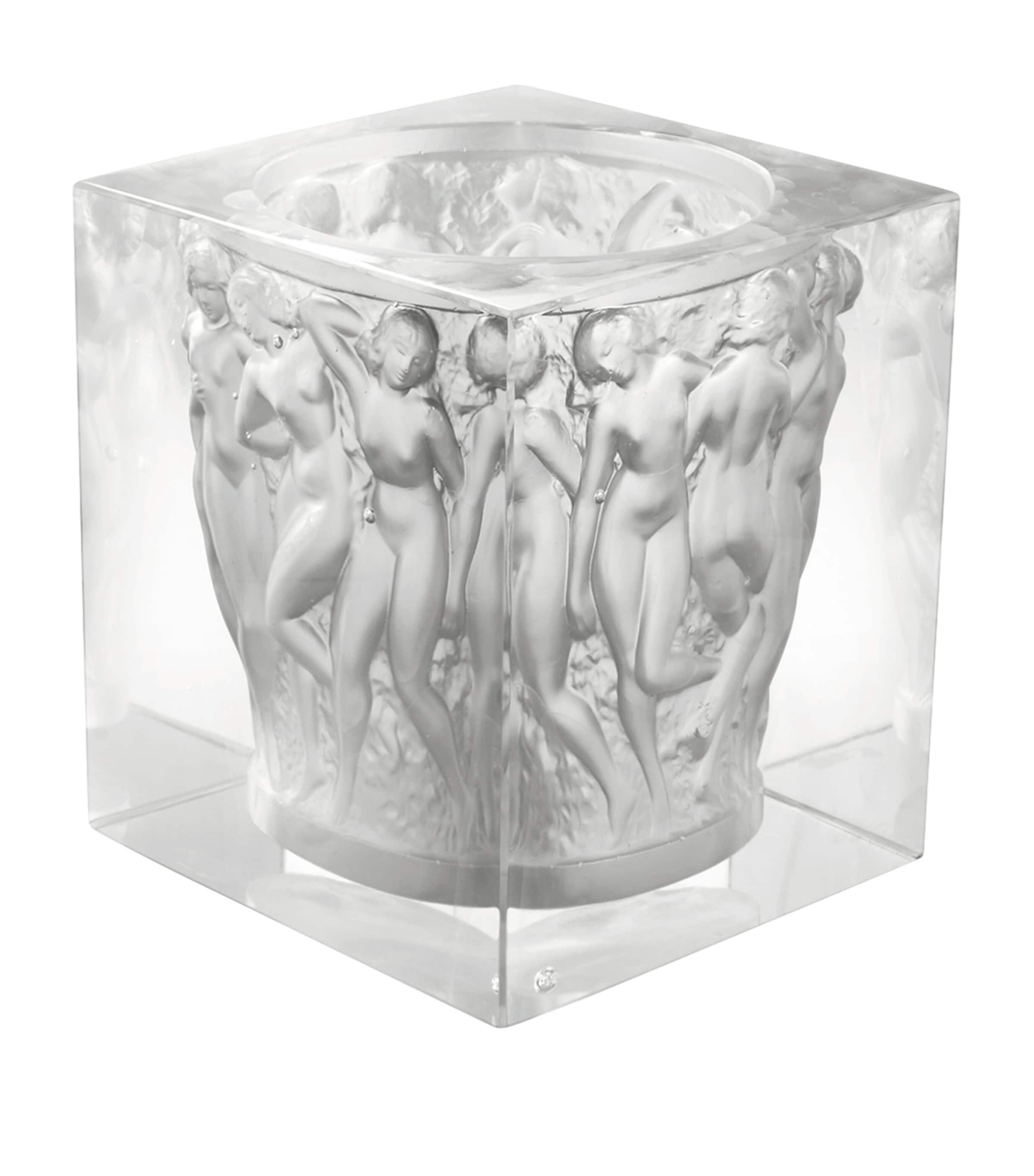 Lalique Crystal Révélation Bacchantes Vase (26.5cm) | Gifts | Gifts for Interior Lovers | Home Accessories | Vases | Designers | Lalique
