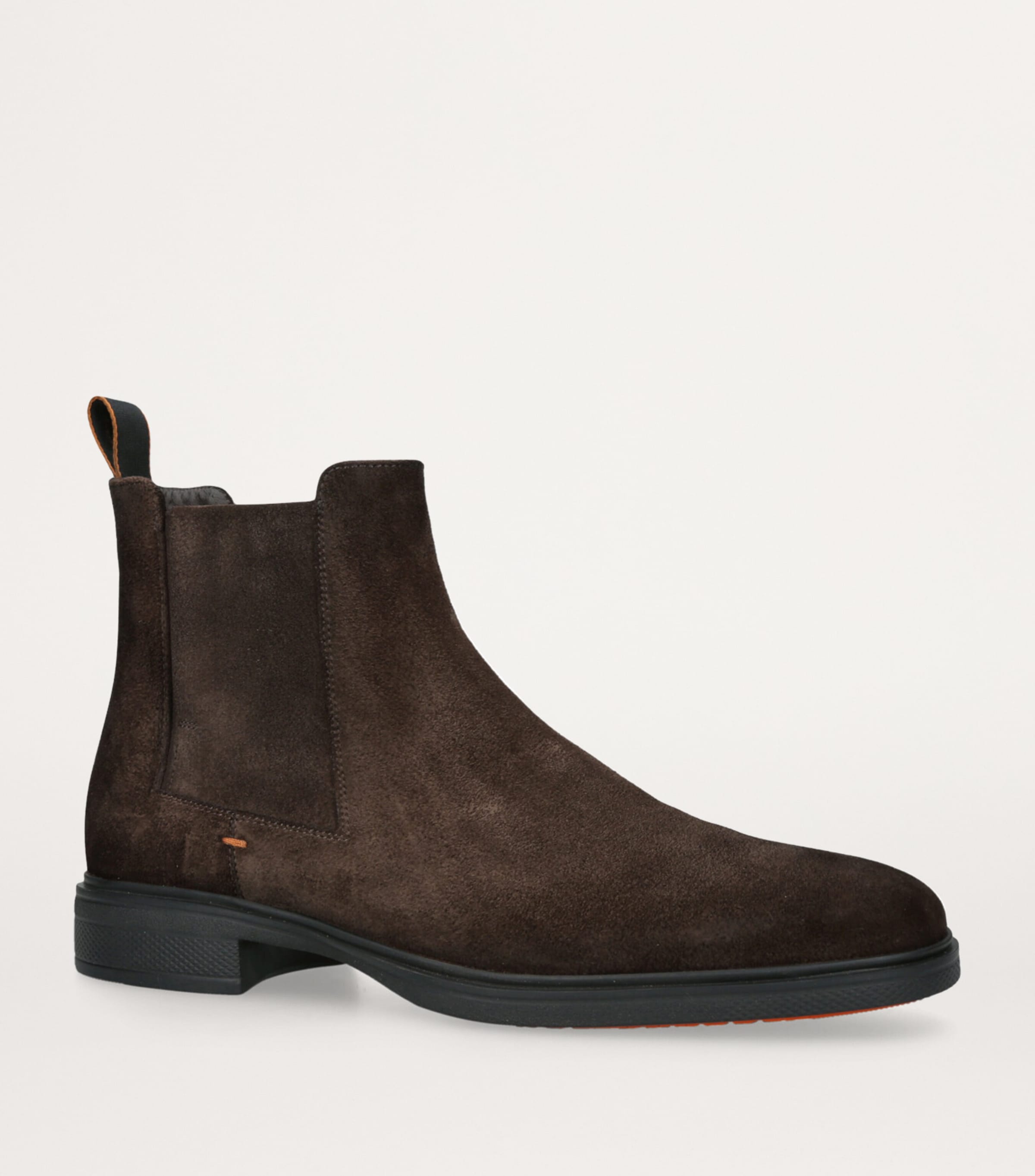 Suede Chelsea Boots DARK BROWN Image 3