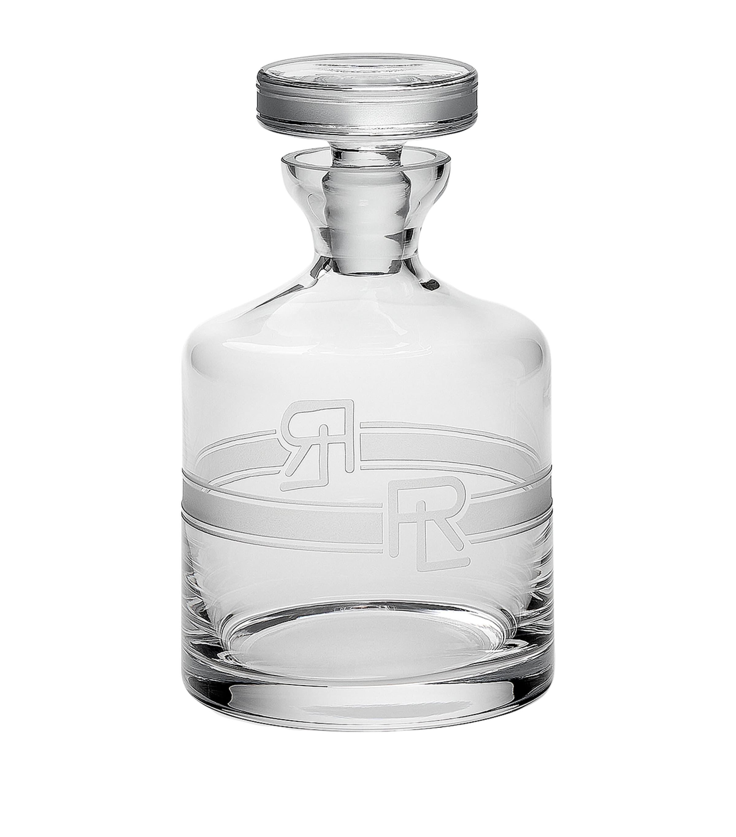 Shop Ralph Lauren Crystal Glass Ashton Decanter In Clear