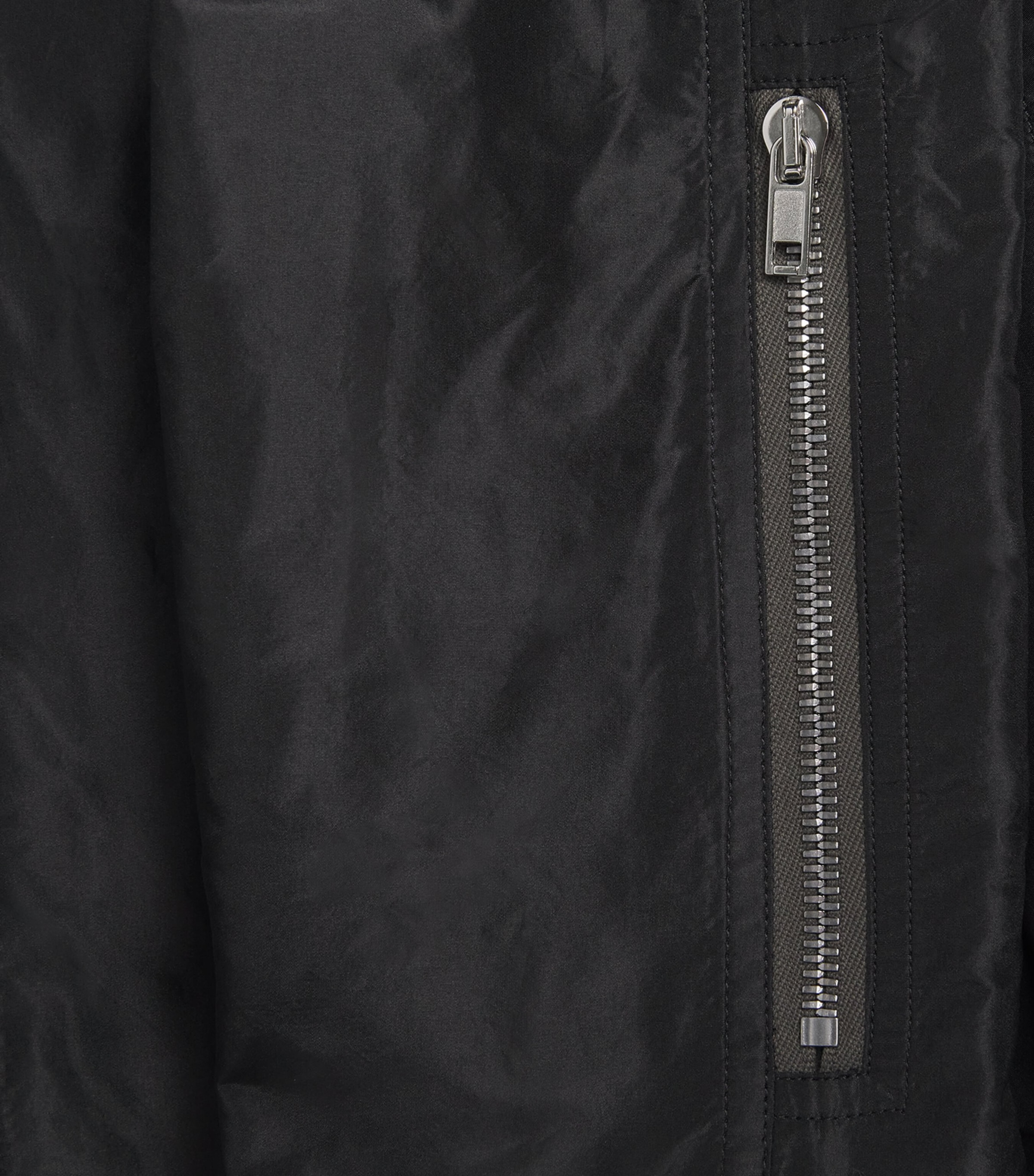 Rick Owens Mens Silk Taffeta Dracucaban Jacket Black Image 6