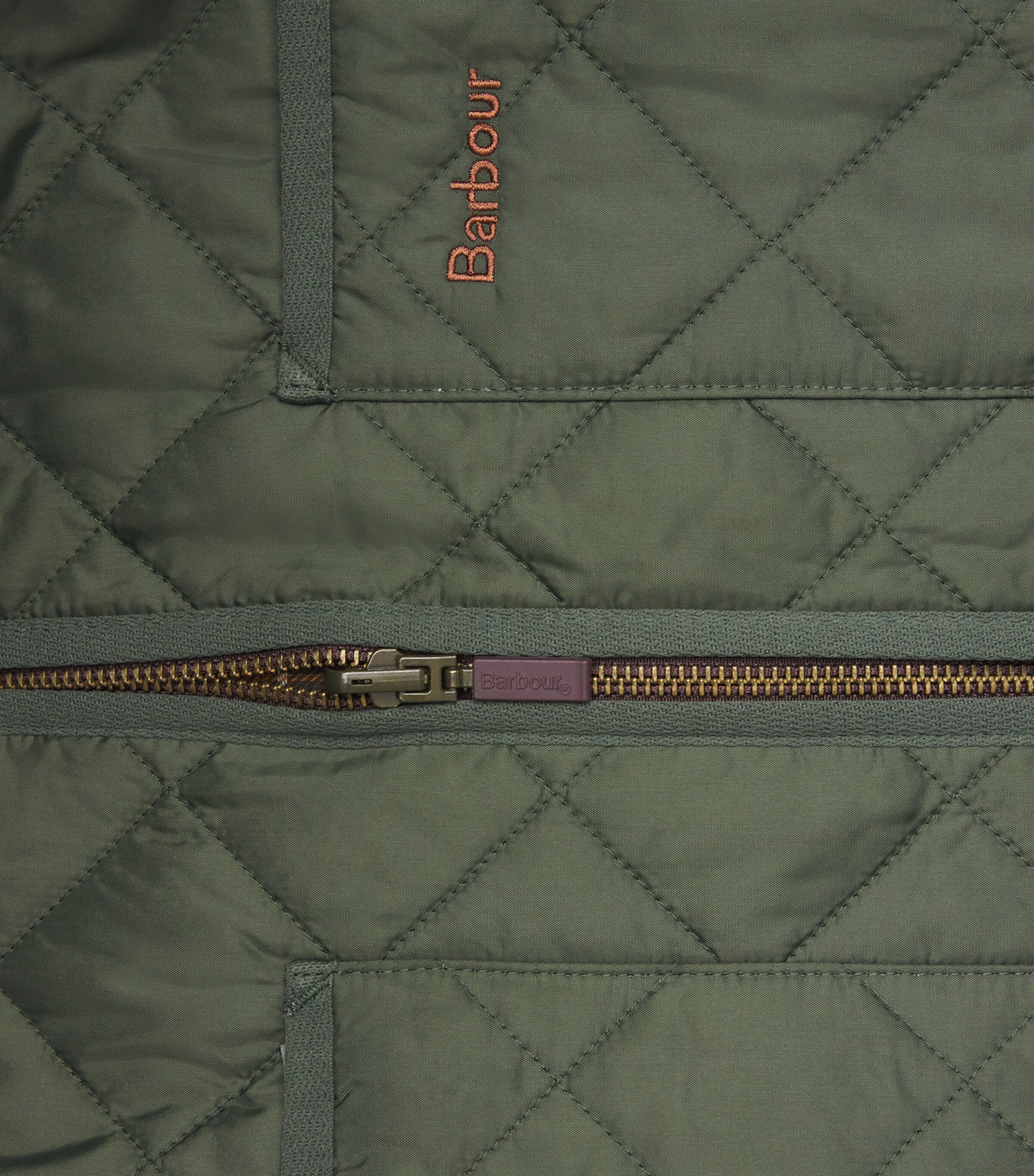 Barbour Mens Quilted Gilet Olive Image 13