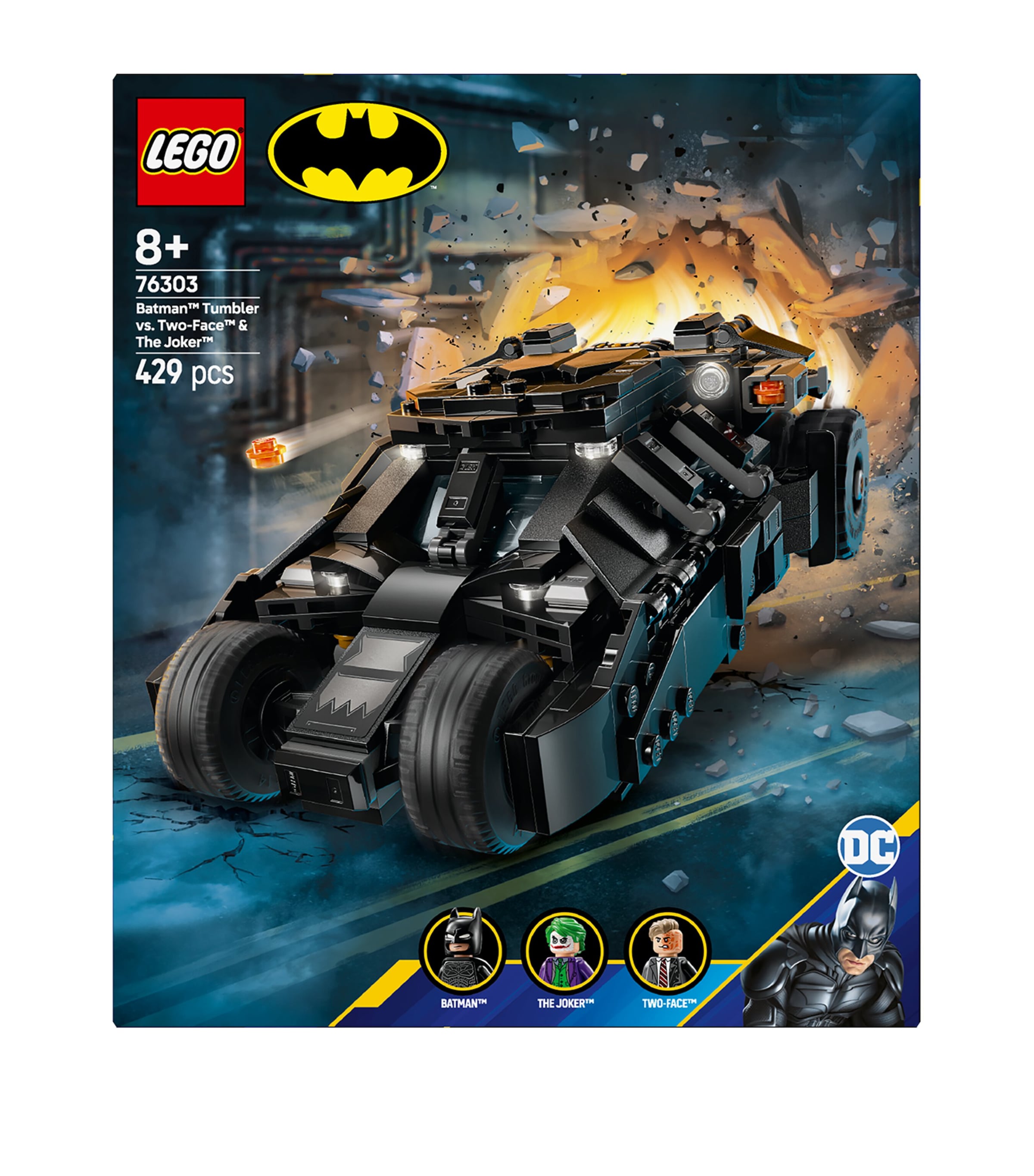 Lego DC Batman Tumbler vs. Two-Face & The Joker Set 76303 | Toys | Building & Construction Toys | Designers | Lego Lego DC Batman Tumbler vs. Two-Face & The Joker Set 76303 | Toys | Building & Construction Toys | Designers | Lego