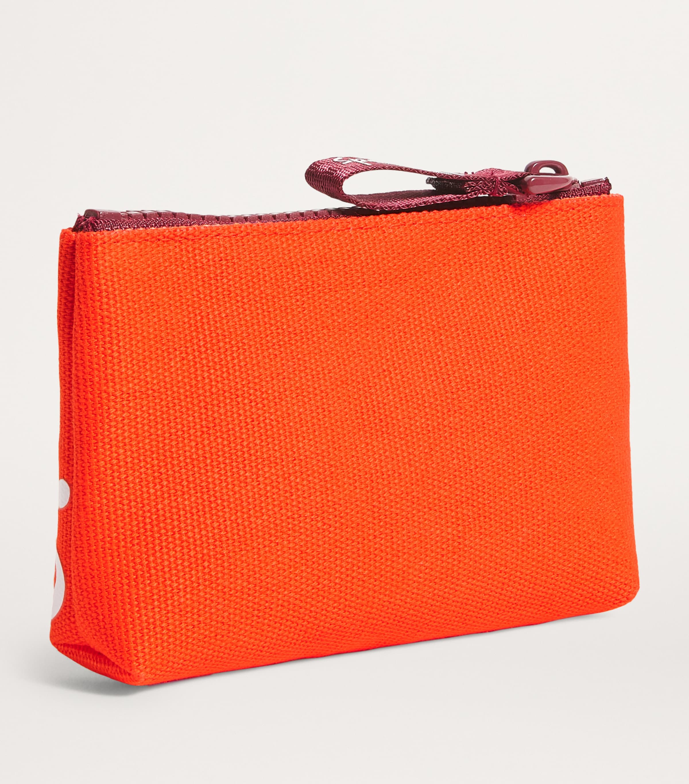Harrods Cotton Logo Coin Purse Orange Image 2