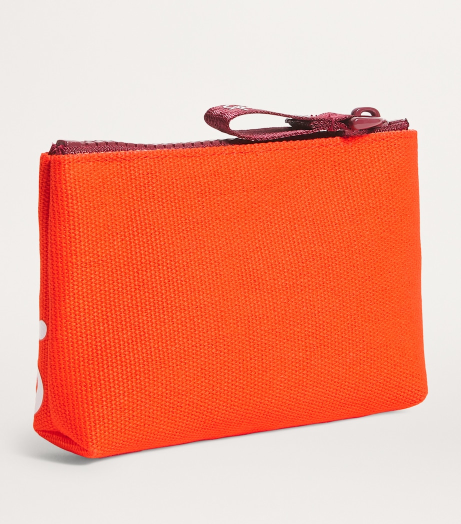 Harrods Cotton Logo Coin Purse Orange Image 2