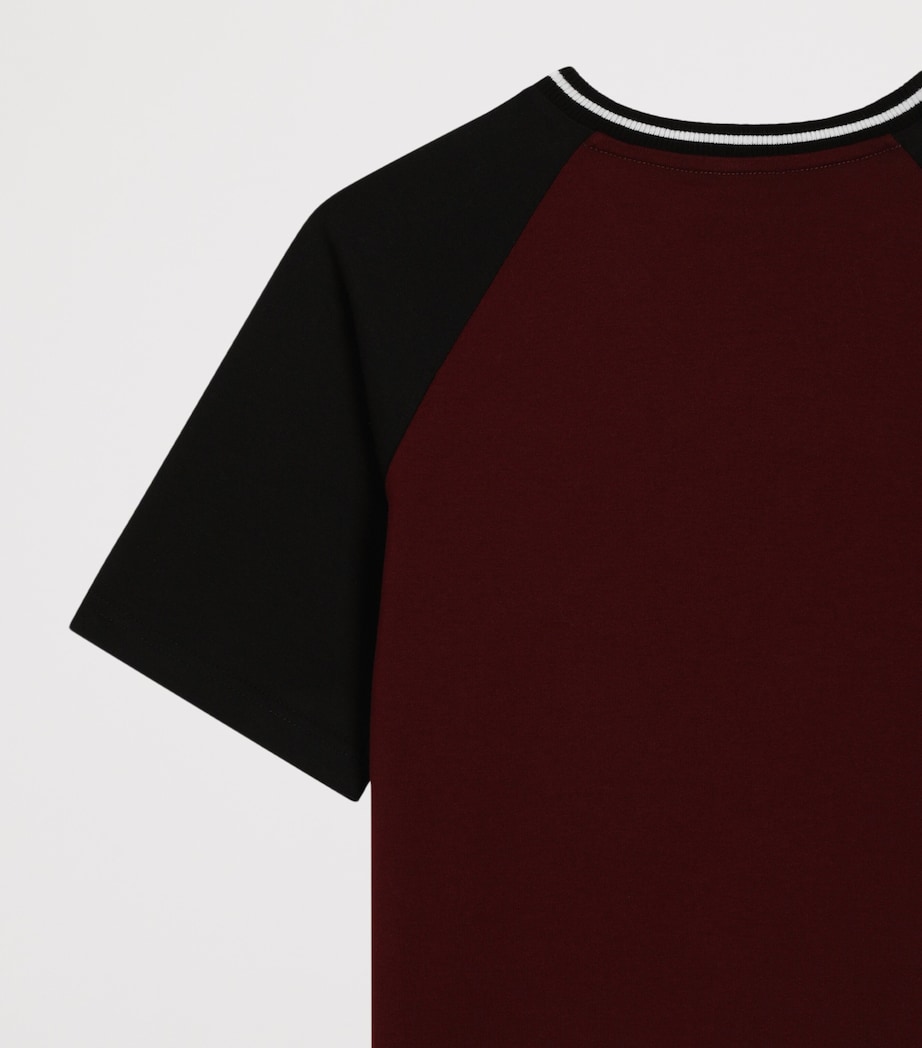 Dolce&Gabbana Kids Cotton Varsity Logo T-Shirt (8-12+ Years) Combined Colou Image 4
