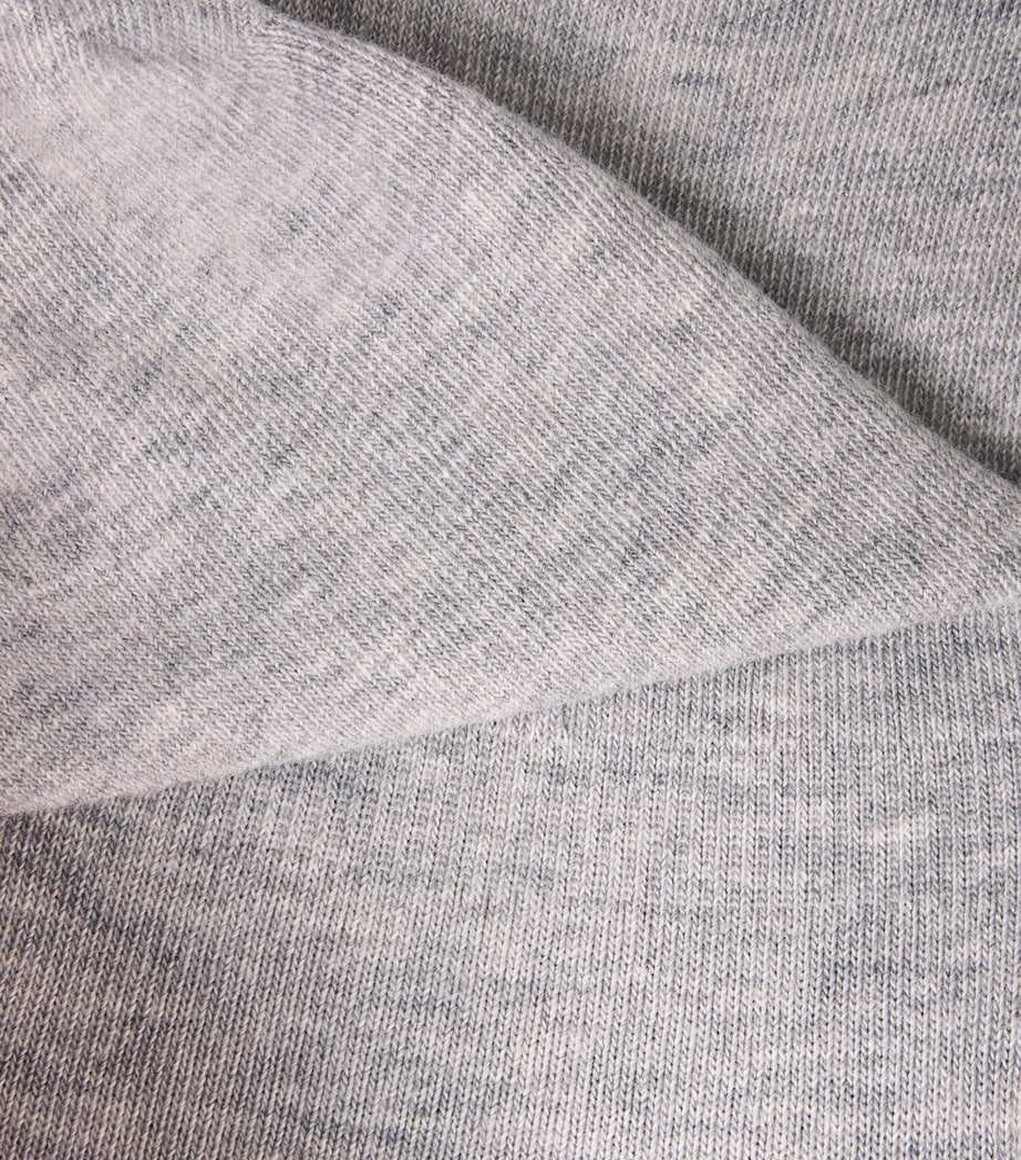 Cotton-Blend Liner Socks GREY Image 2