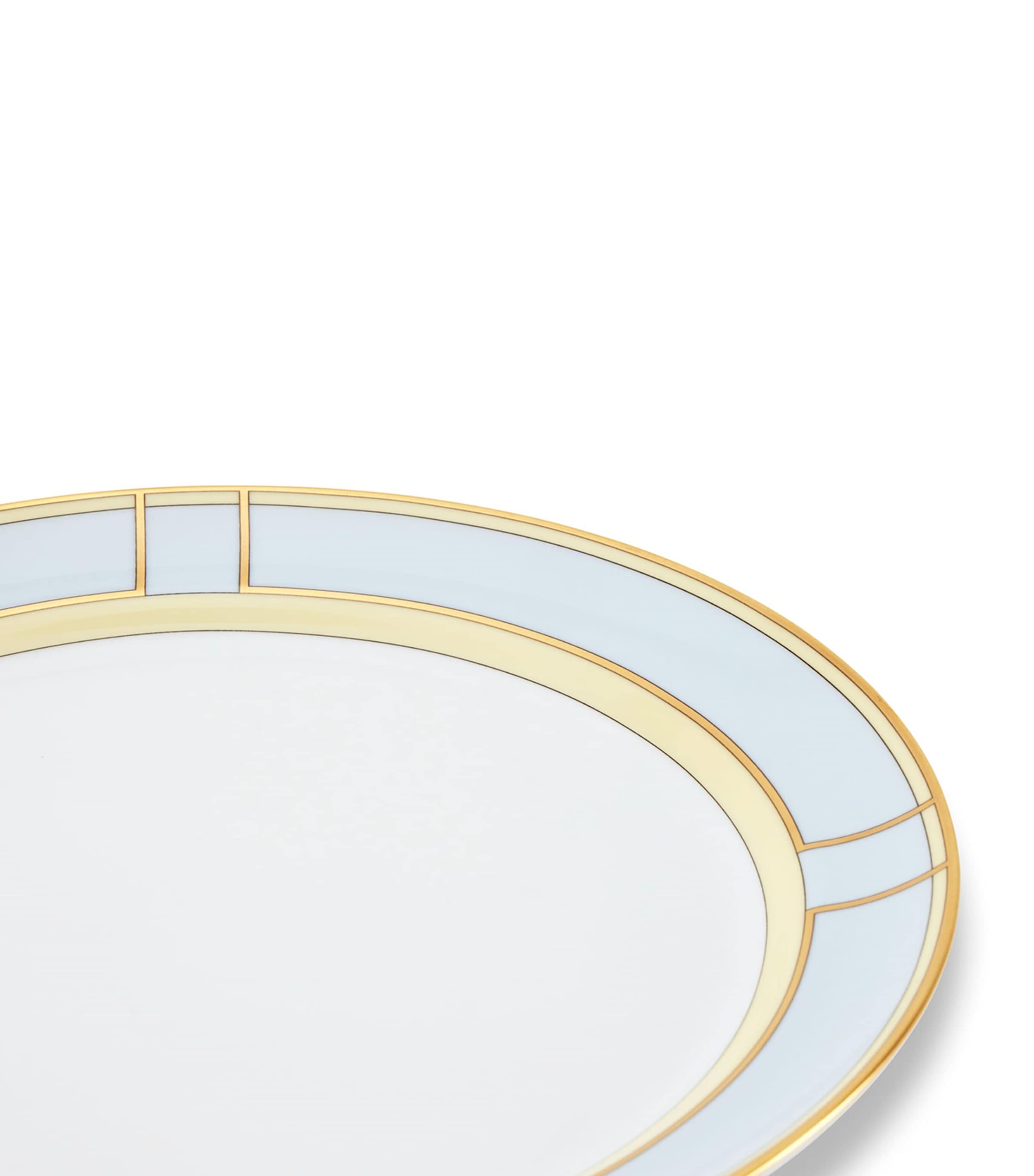 GINORI 1735 Porcelain Colonna Diva Celeste Dinner Plate (27cm) Image 5