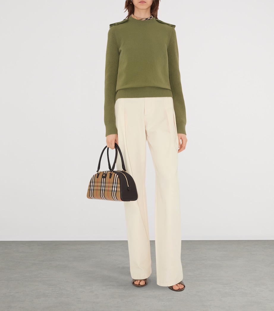 Canvas Highlands Bowling Top-Handle Bag SAND Image 2