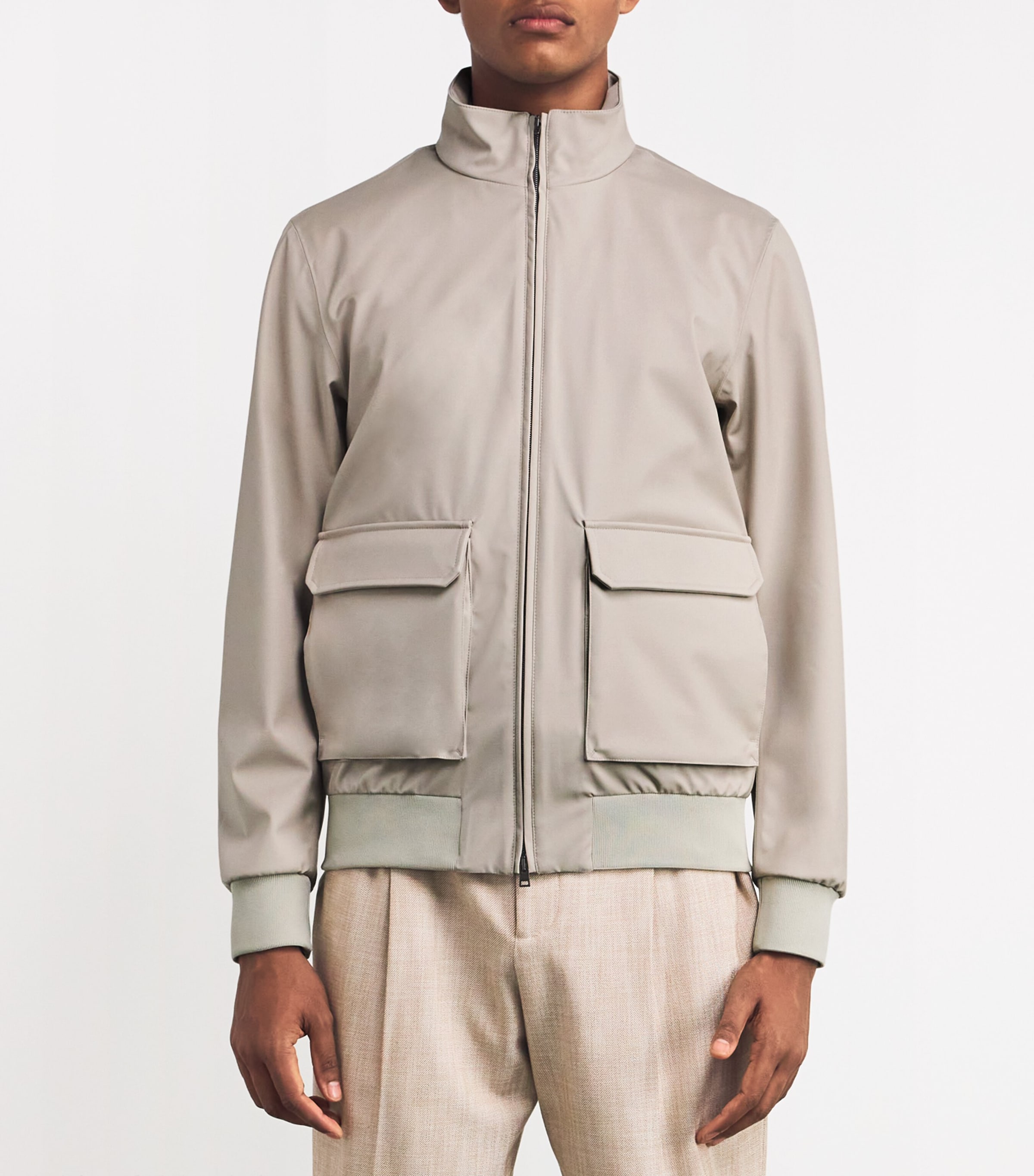 ブルゾン HERNO SS25 Sand polyester jacket (GI000518U12706 1985) ブルゾン | HERNO (Men)/ヘルノ | 三越伊勢丹オンラインストア