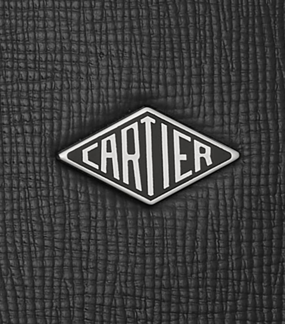 Leather Losange Document Holder BLACK Image 5