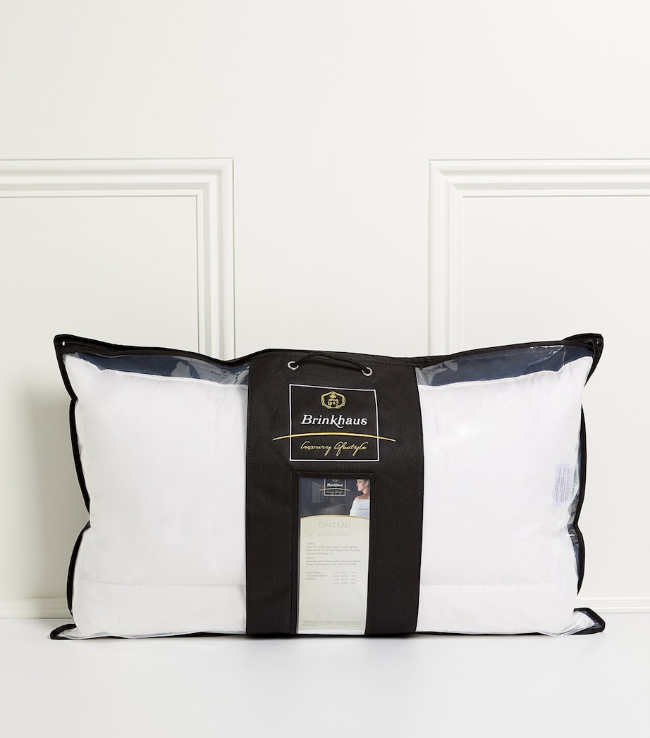 Chateau 2-Chamber 90% Canadian Goose Down Pillow (50cm x 90cm) WHITE Image 2