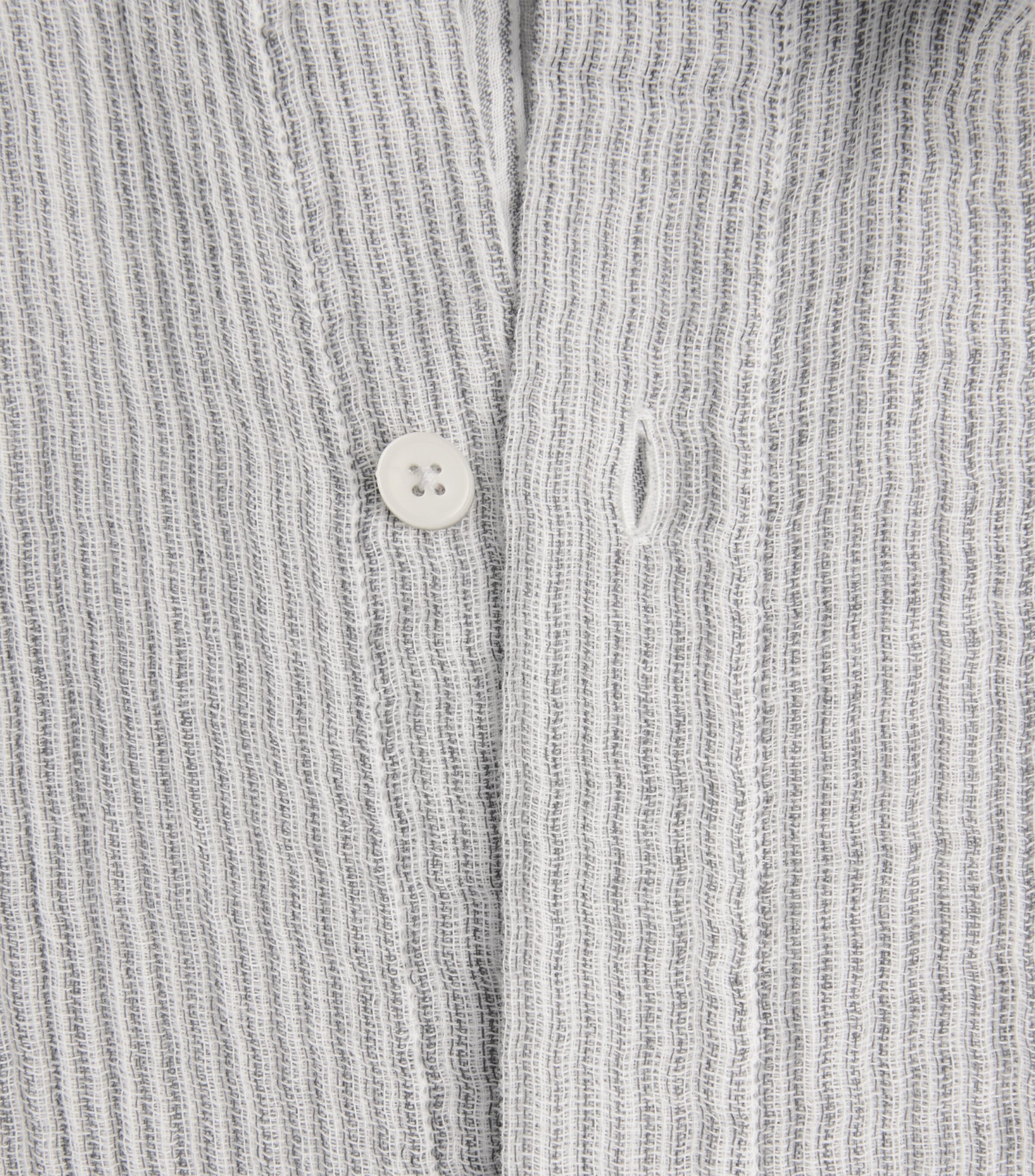 Won Hundred Mens Cotton Maza Shirt White Comb. Image 6