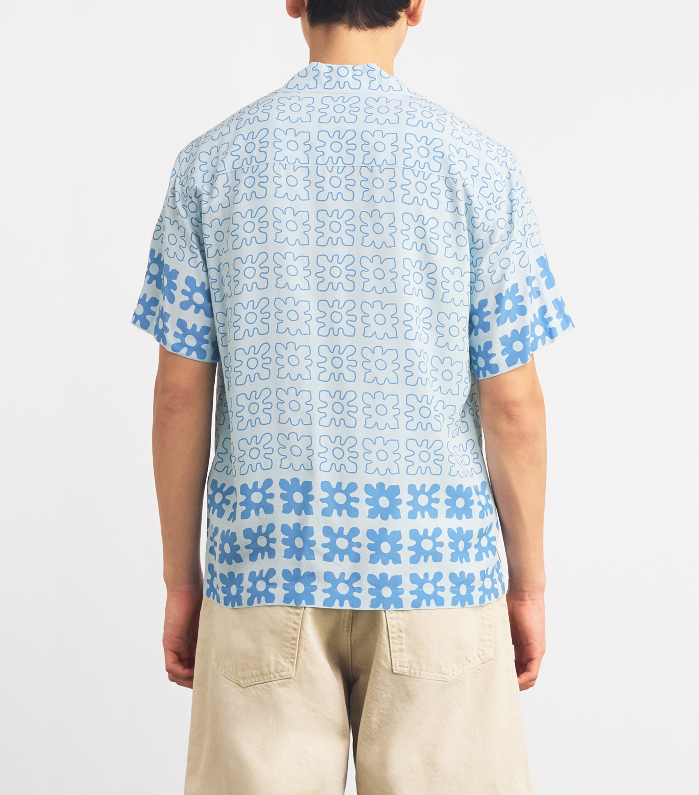 Sandro Paris Vintage Flower Print Short-Sleeve Shirt