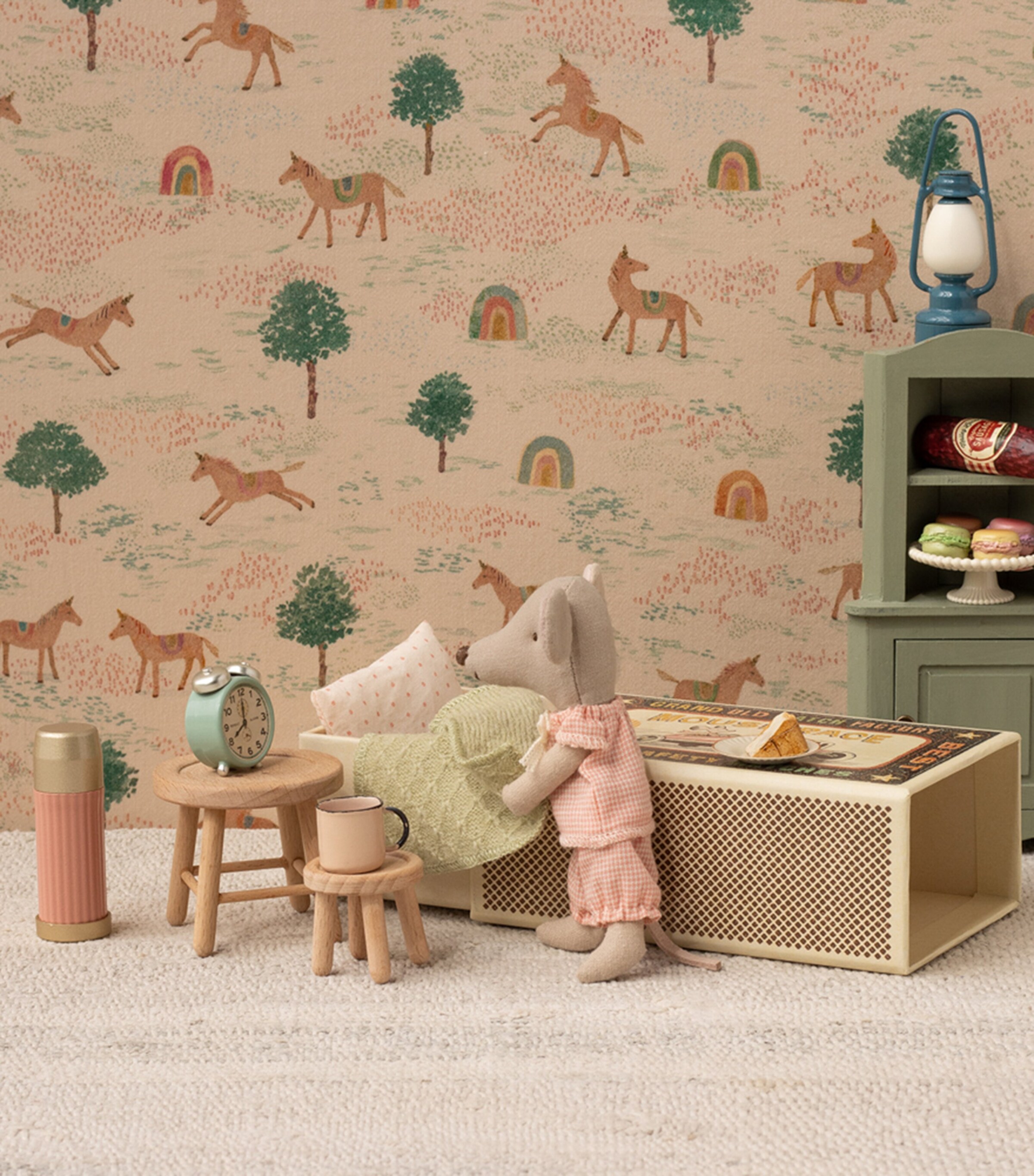 Maileg Little Sister Mouse in Matchbox (11cm) Image 2