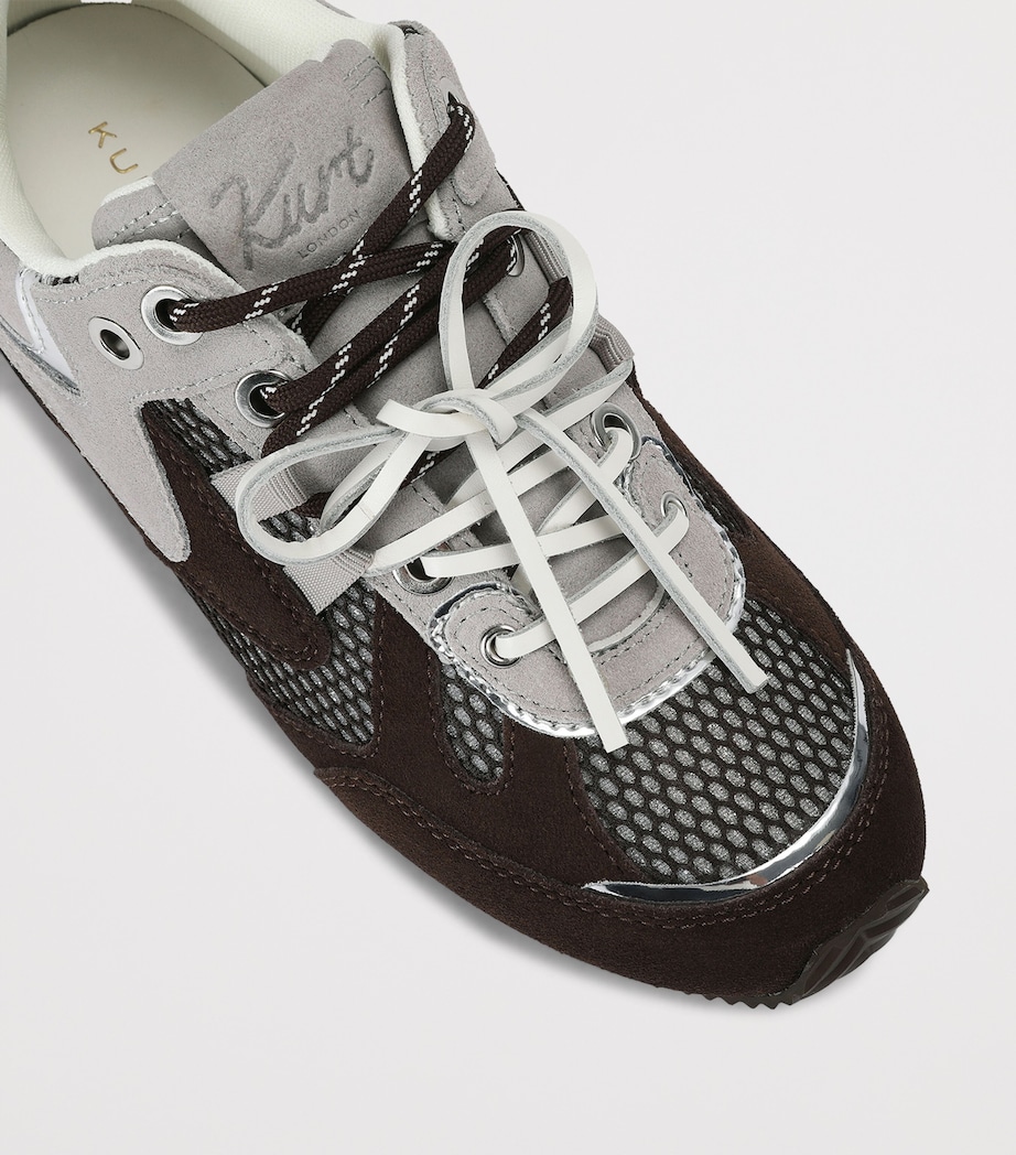 Kurt Geiger London Suede Slim Runner Sneakers Brown/oth Image 2