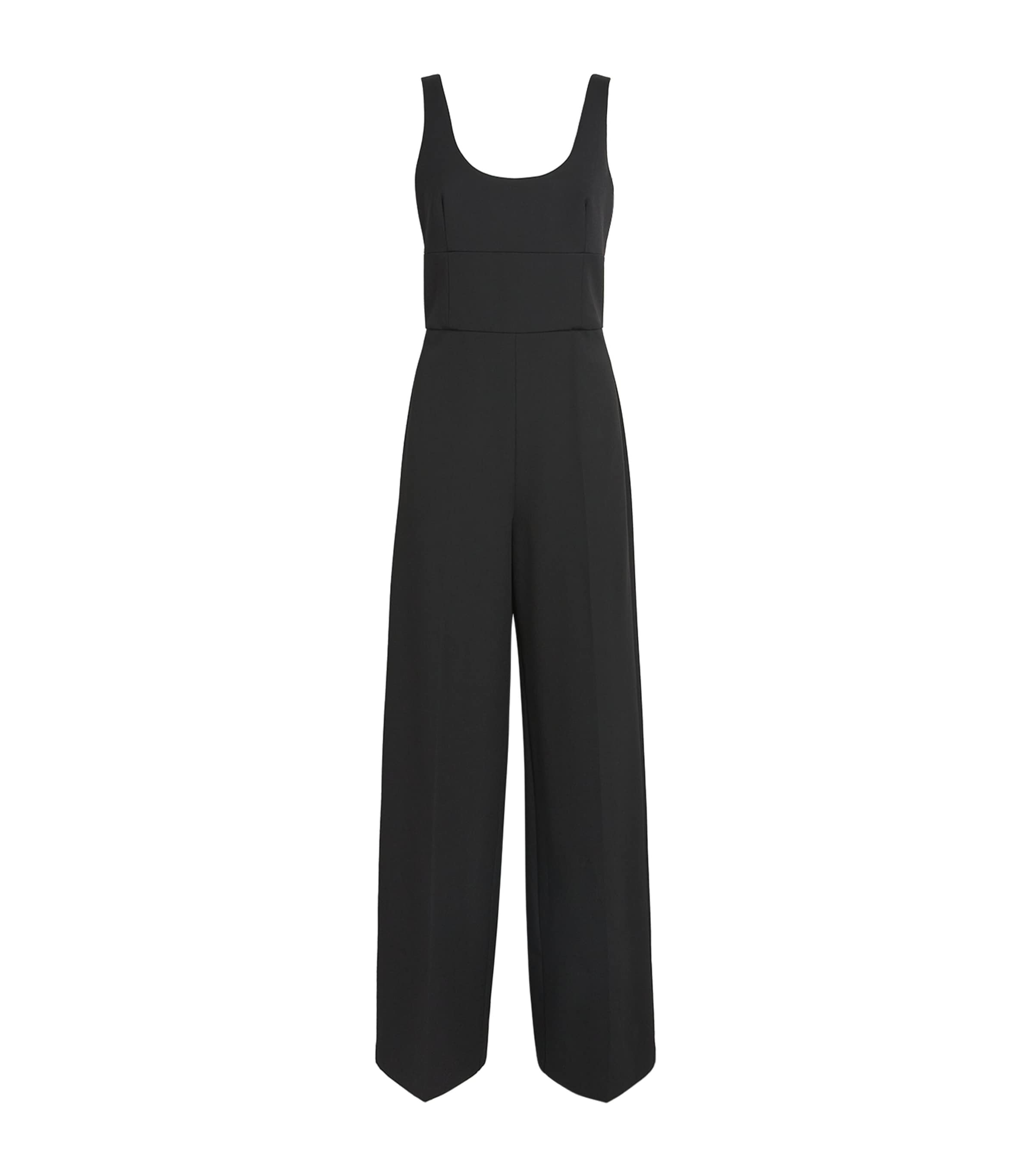 Max & Co Wide-leg Jumpsuit In Black