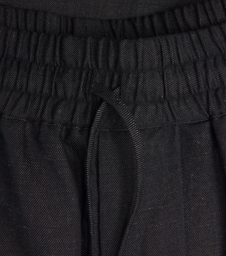 Drawstring Cargo Trousers K410 NAVY Image 5