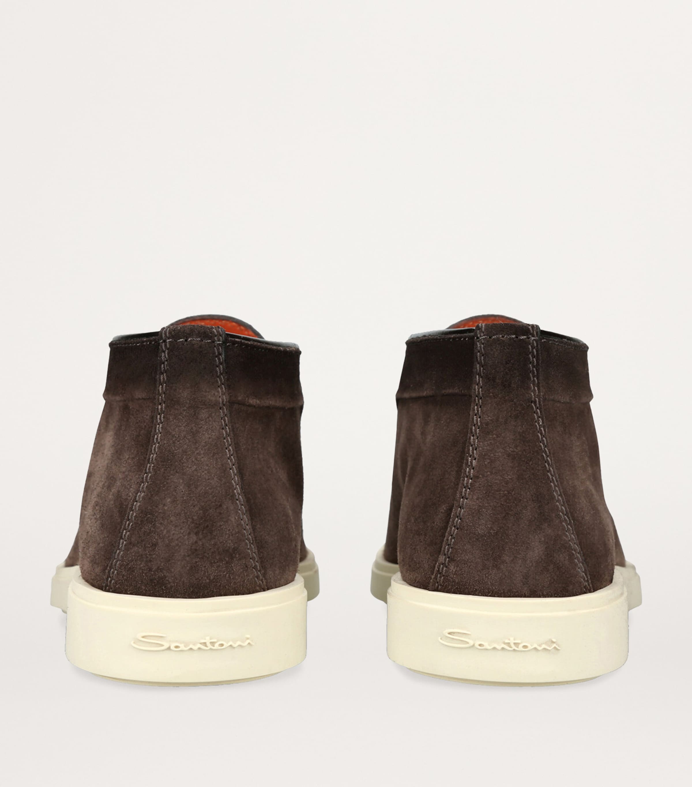 Suede Detroit High-Top Loafers DARK BROWN Image 2