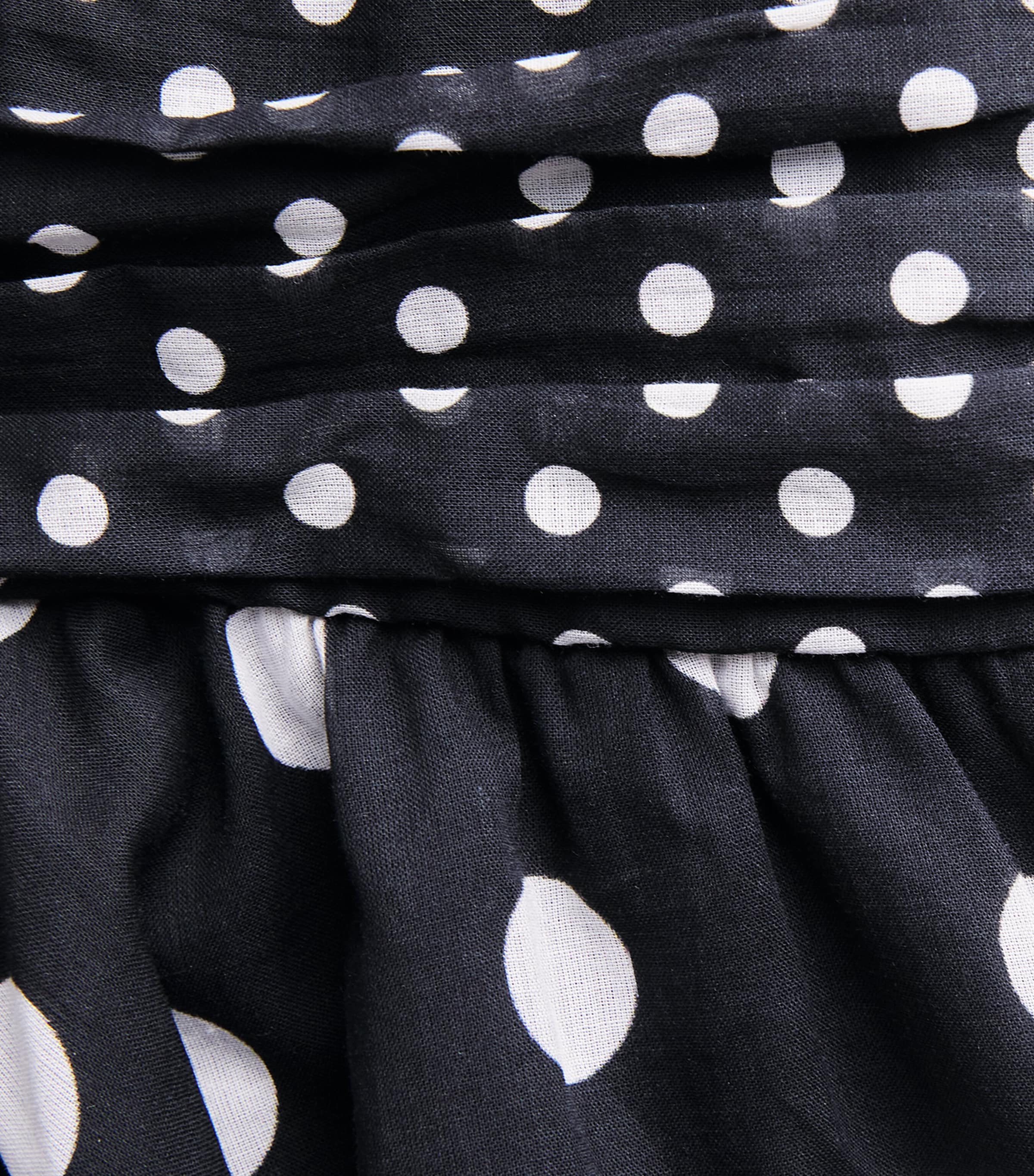 Charo Ruiz Ibiza Womens Noira Mini Skirt Black Dots Image 6