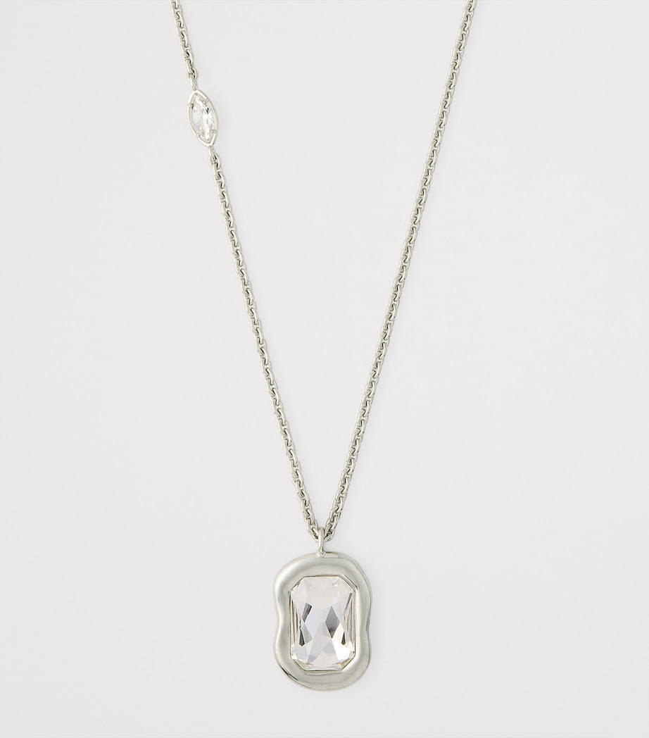 Crystal Pendant Necklace ANTIC SILVERY Image 3