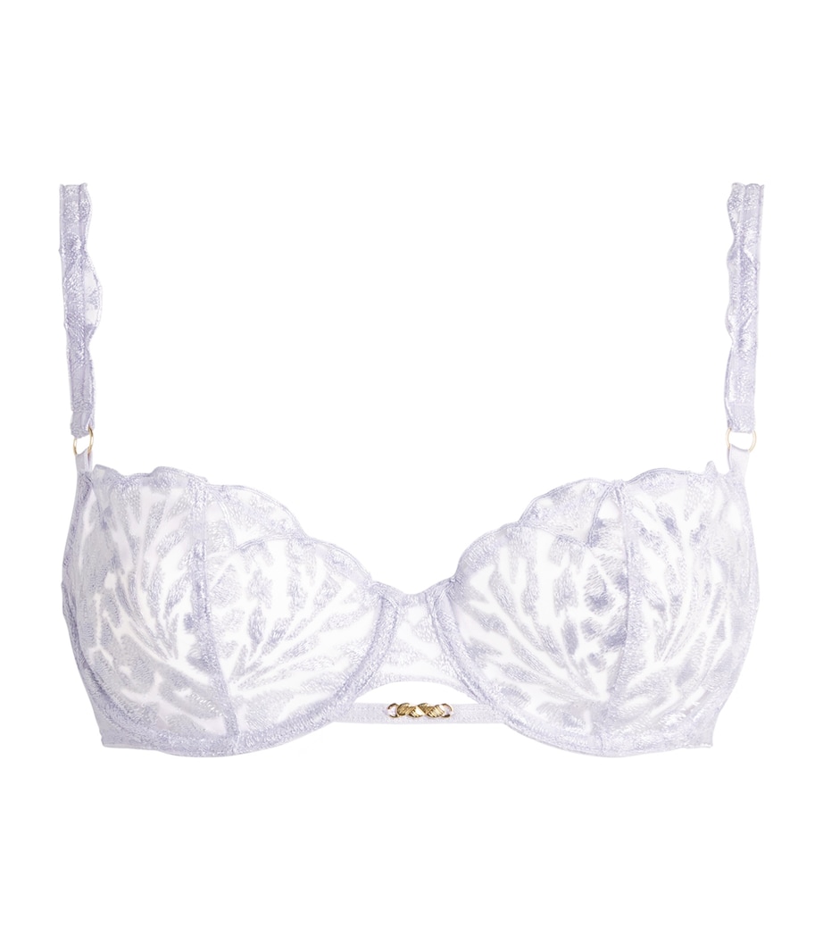 Aubade Womens Crazy in Love Half-Cup Bra Wisteria Image 1