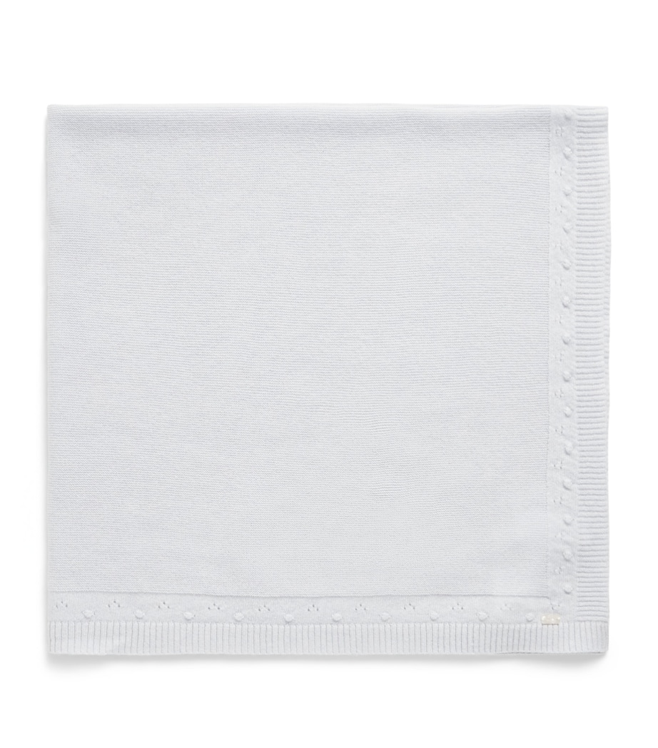 Tartine et Chocolat Wool-Cashmere Blanket Ciel Image 1