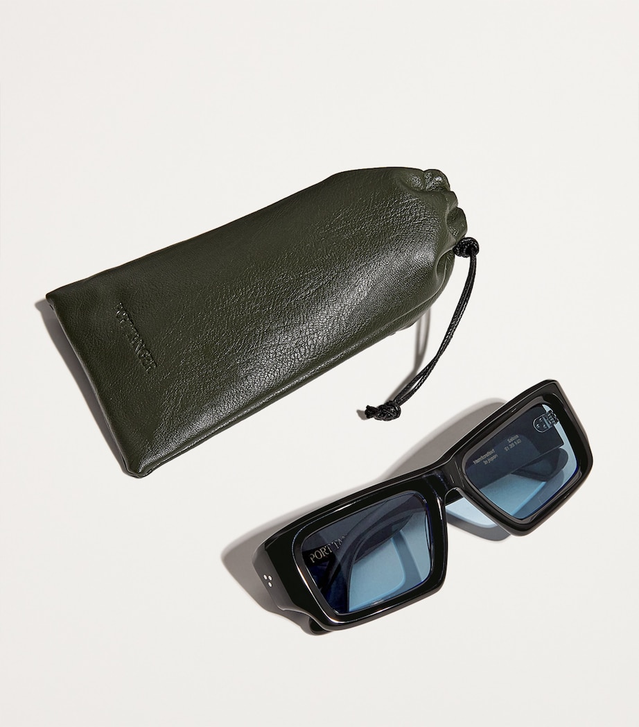 Acetate Sabea Sunglasses RIF BLUE LENS Image 4