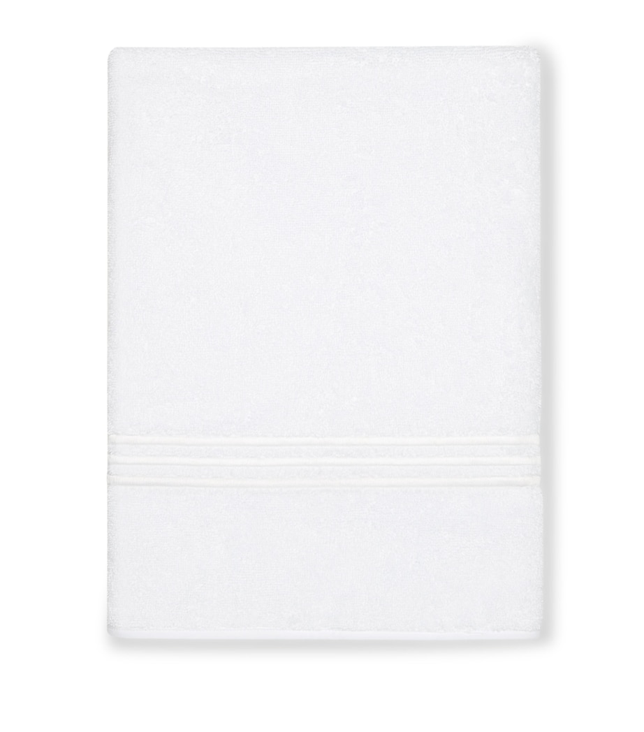 Tre Righe Hand Towel (50cm x 75cm) WHITE/WHITE Image 1