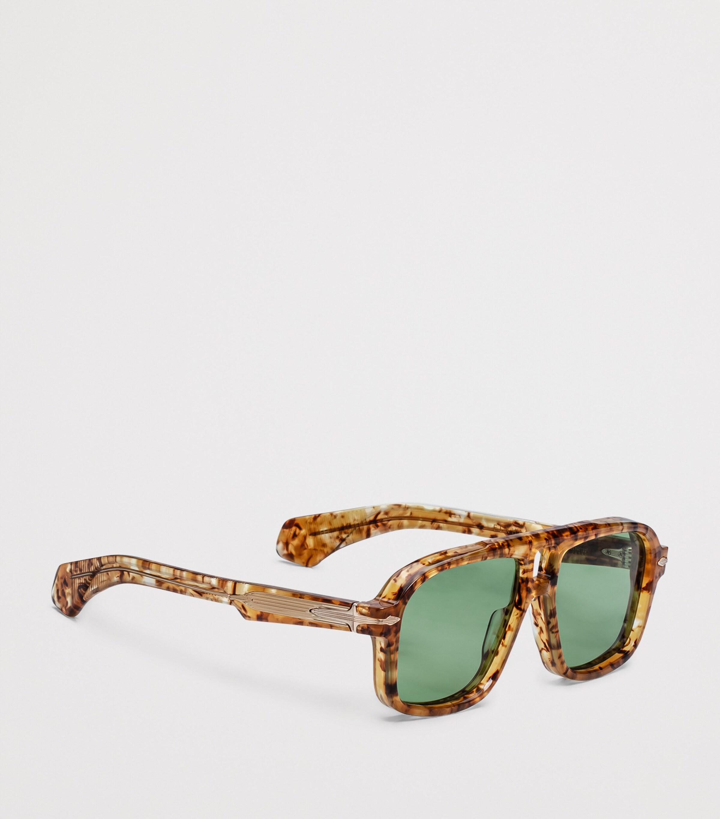 Jacques Marie Mage Acetate Elkhart Sunglasses Vintage Tort Image 2