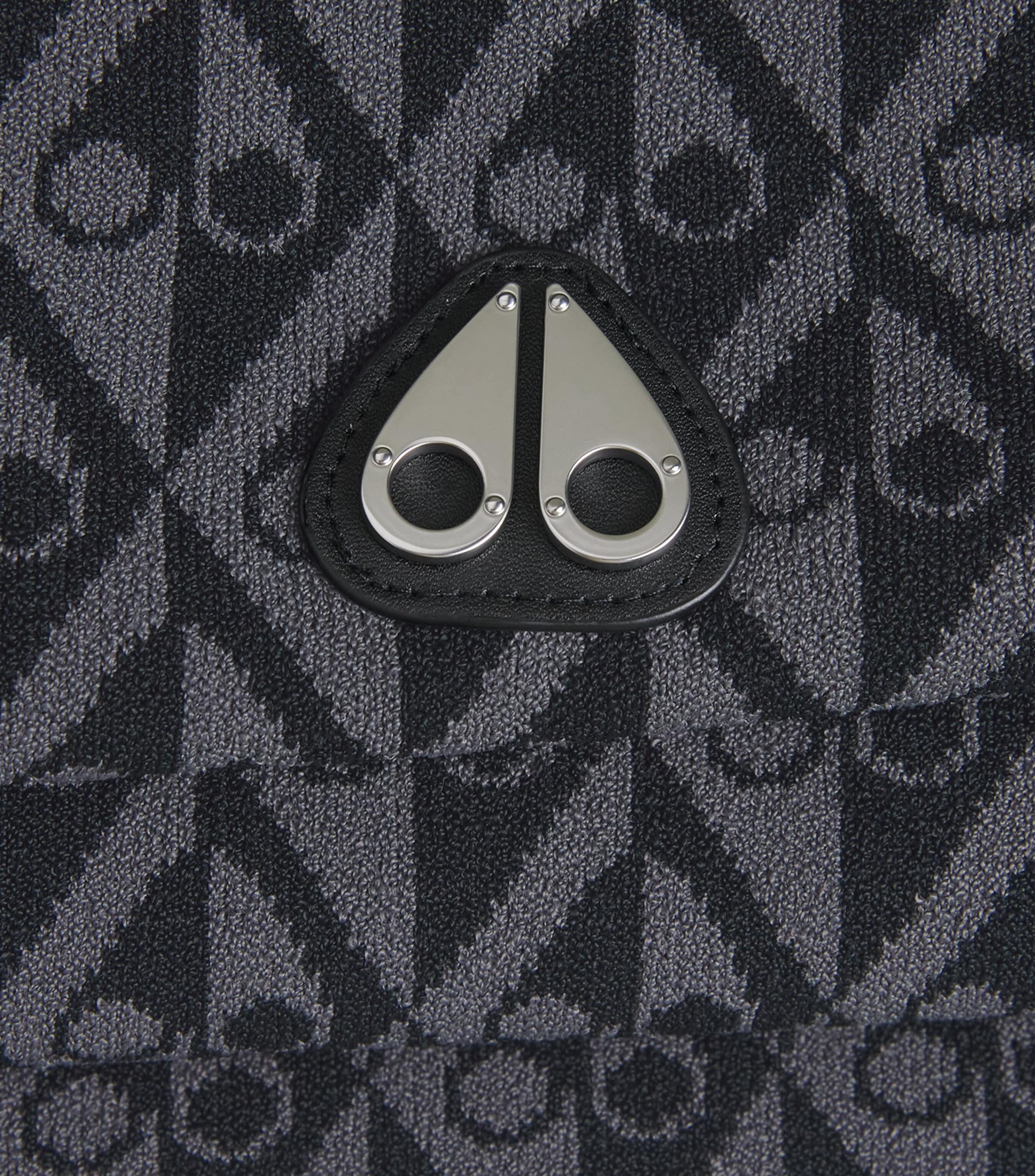 Cotton Monogram Polo Shirt 1918 BLACK/CEMT MONO Image 5