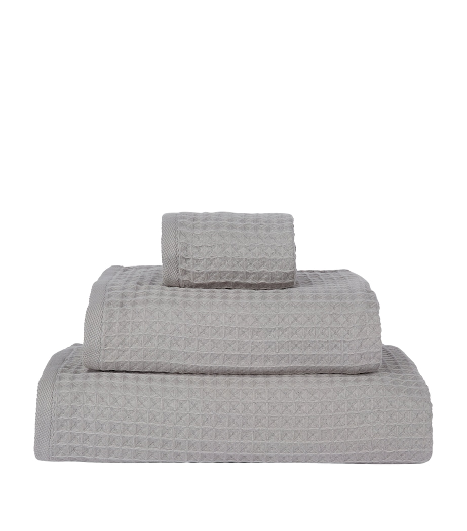 Air Waffle Hand Towel LT/GREY Image 1