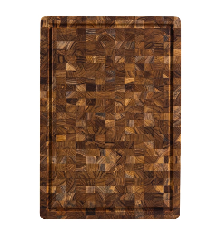 TeakHaus Extra Thick Butcher Block Carving and Cutting Board (52cm x 36cm) Wood Image 5