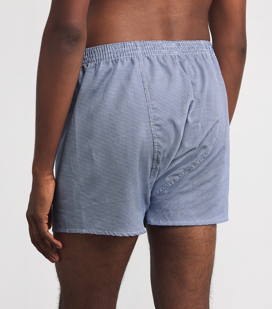 Cotton Traditional Boxers NAVY Image 3