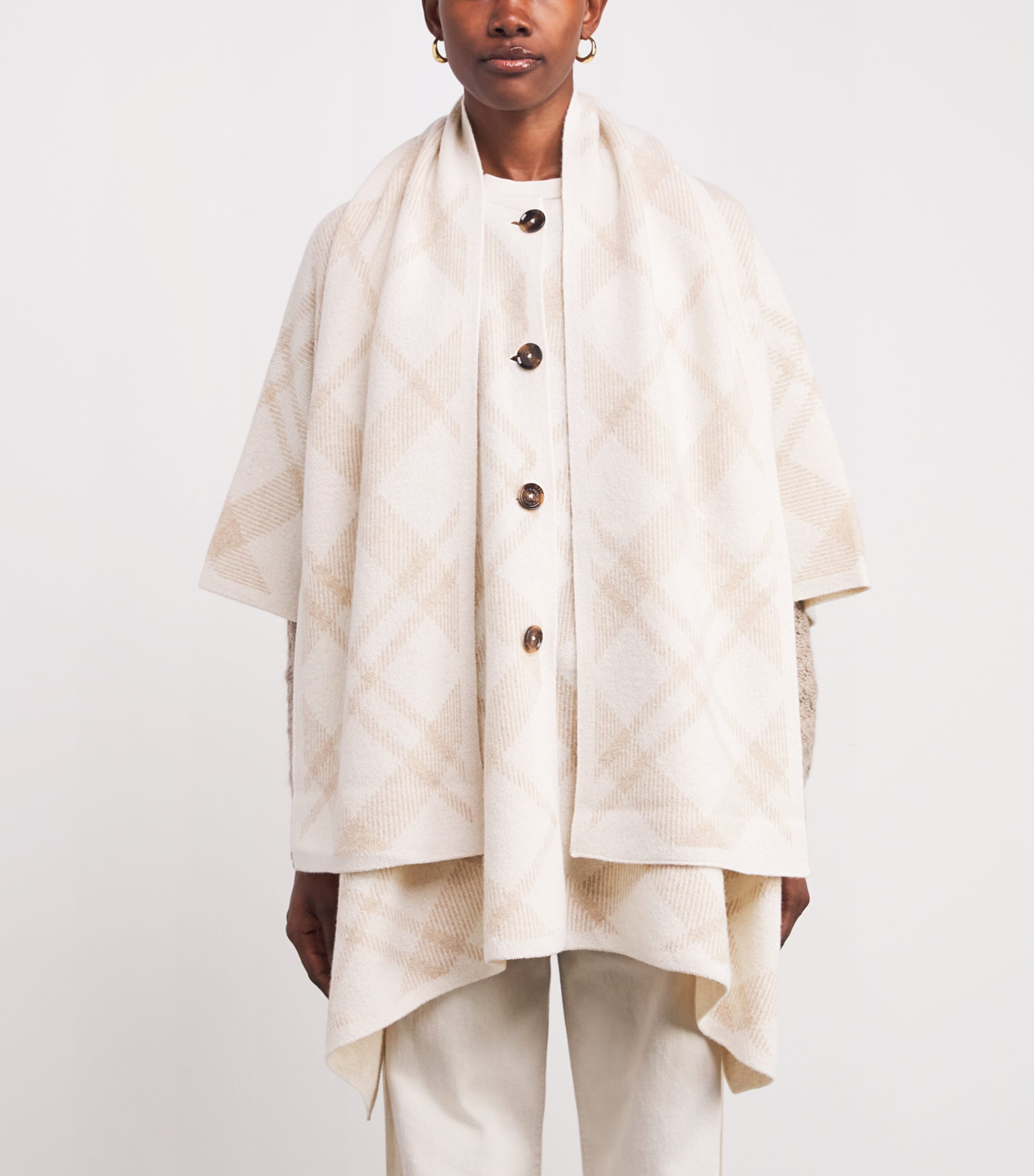 Wool-Blend Vienna Scarf and Cape MULTI Image 3