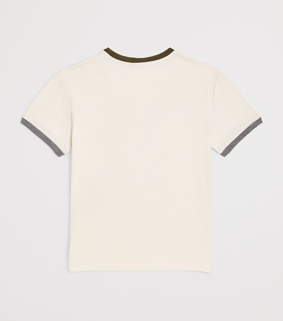 Contrast-Trim Marlow T-Shirt (4-16 Years) CLUNCH MD GRE/JUNGL Image 2
