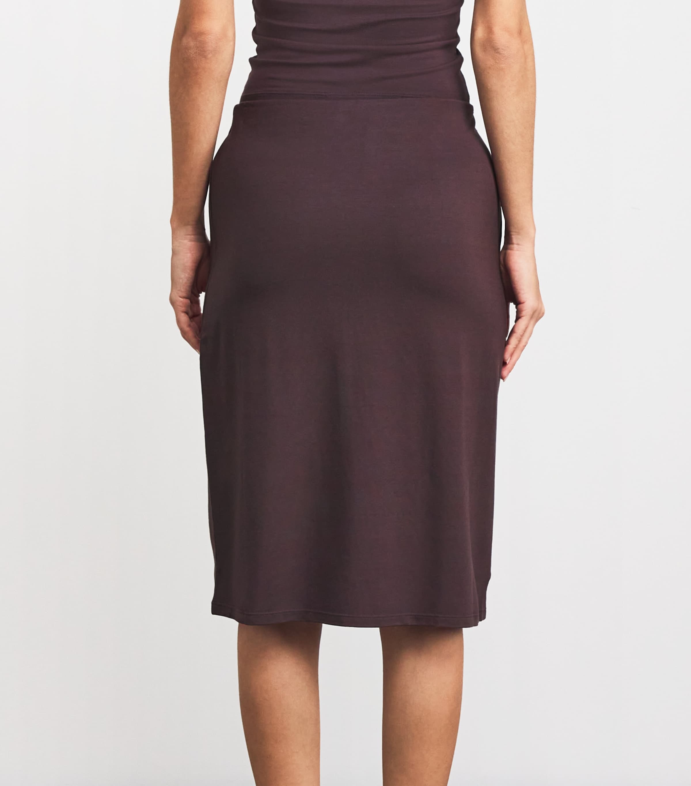Soft Lounge Midi Skirt RAISIN Image 4