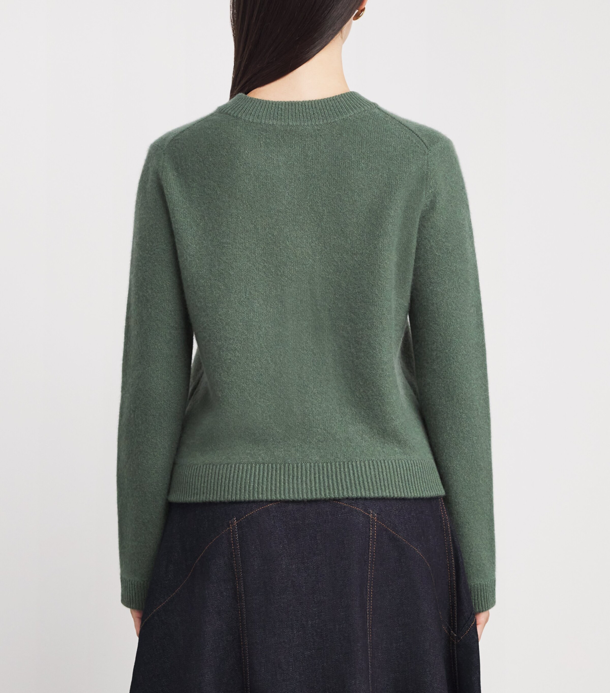 Vince Womens Cashmere Cardigan Deep Patina Image 4