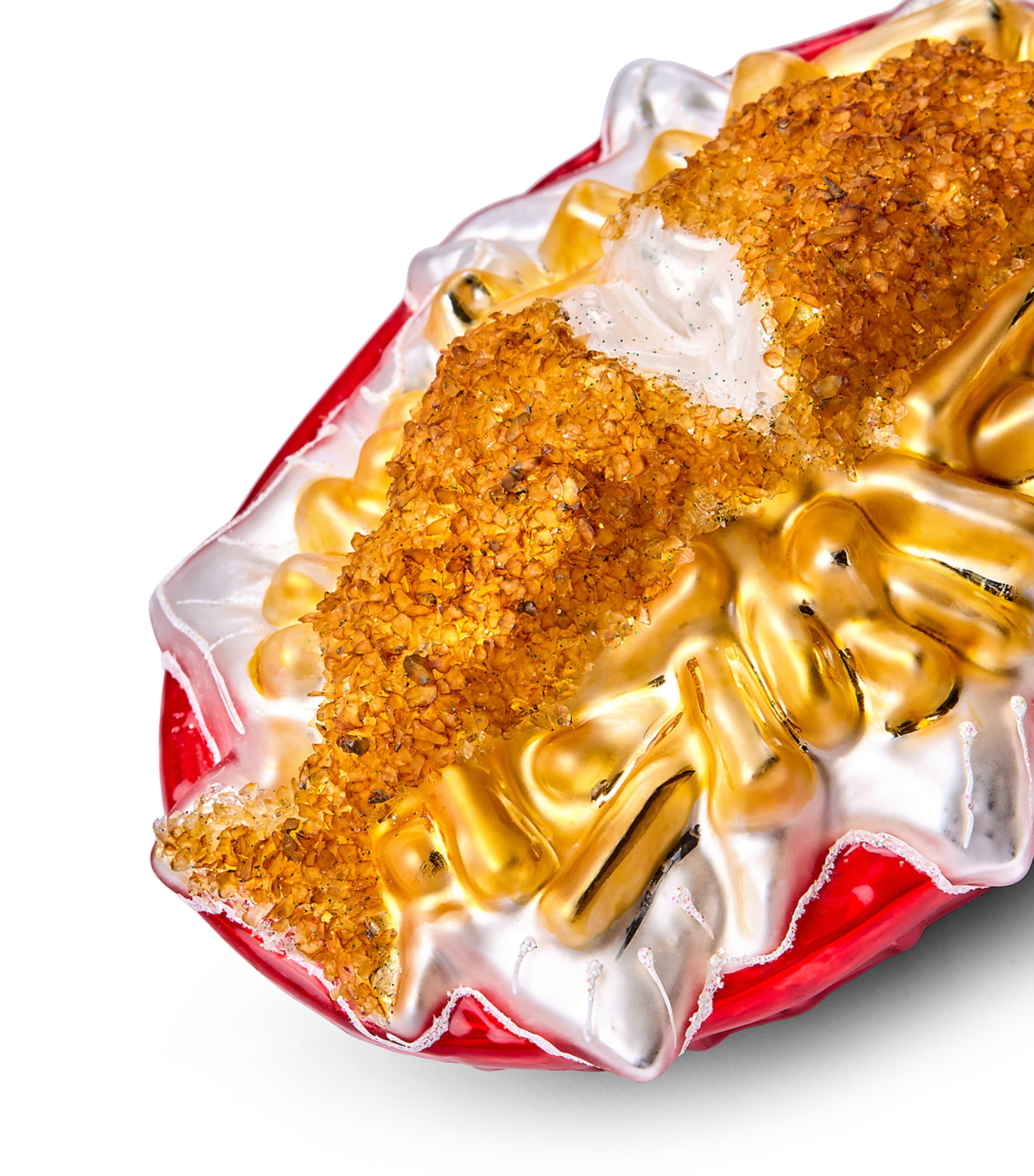 Glass Fish And Chips Tree Ornament MULTI Image 2