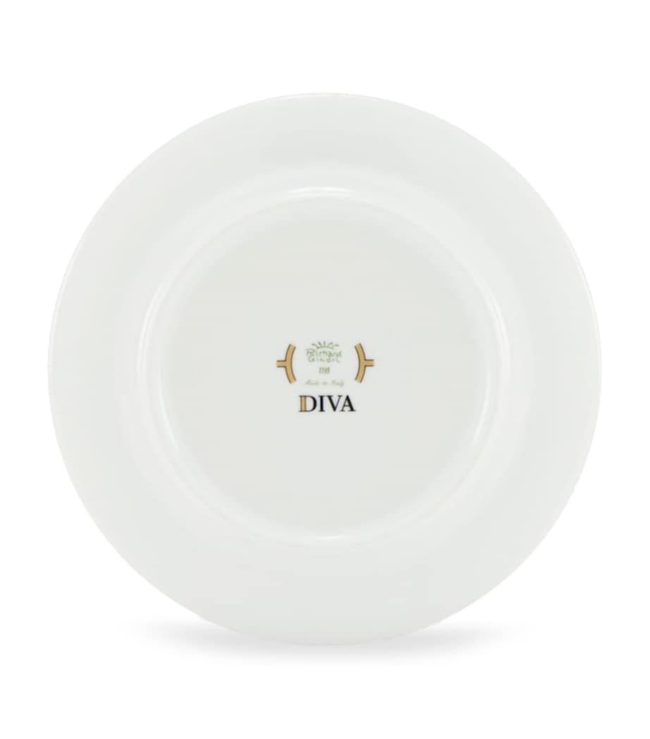 Set of 2 Porcelain Colonna Diva Giallo Teacups and Saucers G00134901 Image 3