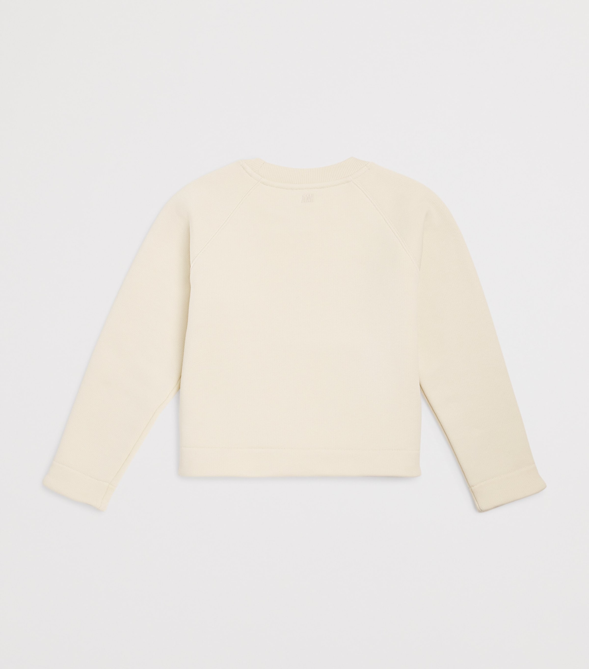 Wool Ami De Coeur Sweater (4-12 Years) 154-ECRU/ROUGE Image 2