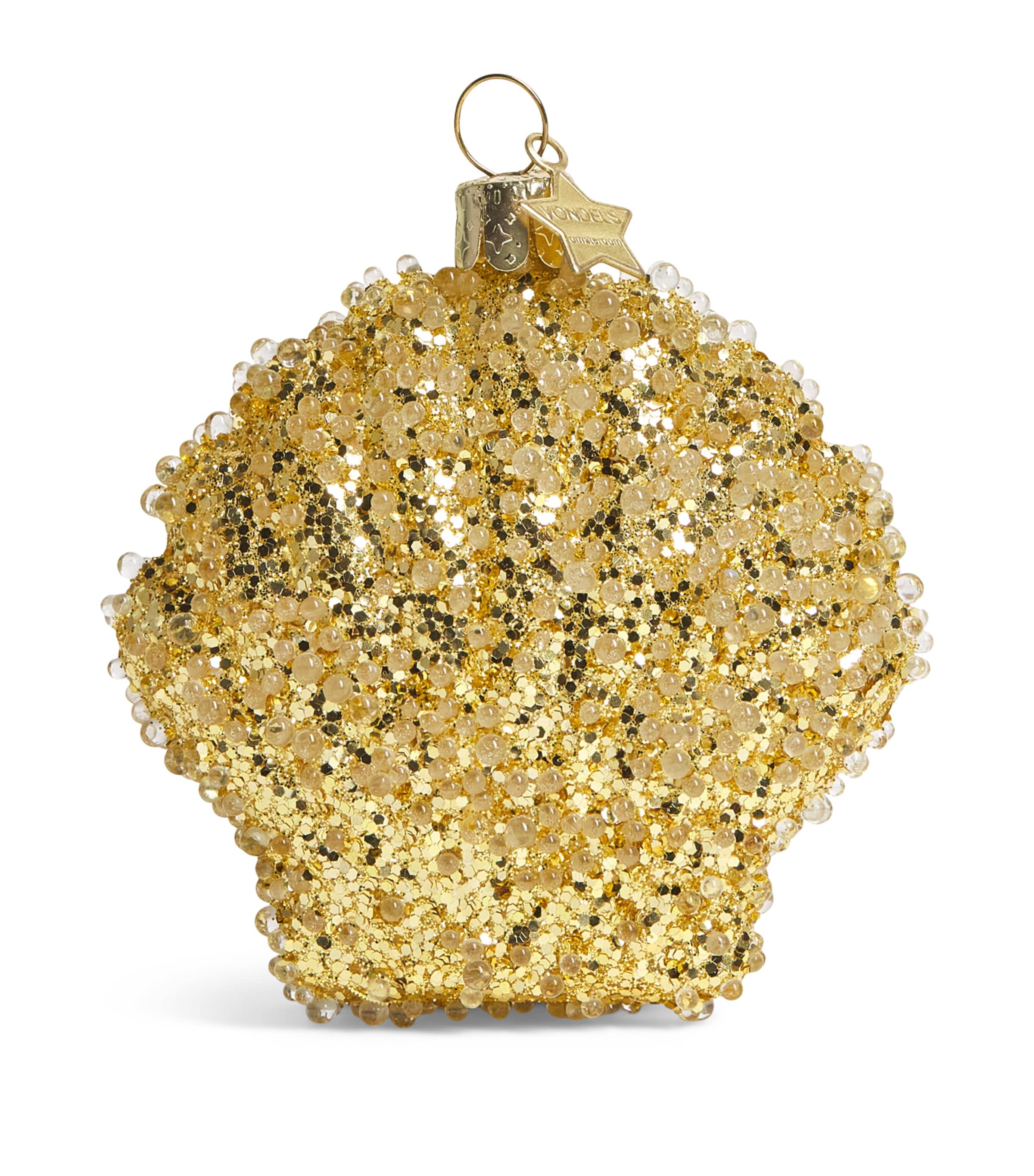 Harrods Shell Tree Decoration Gold Image 1