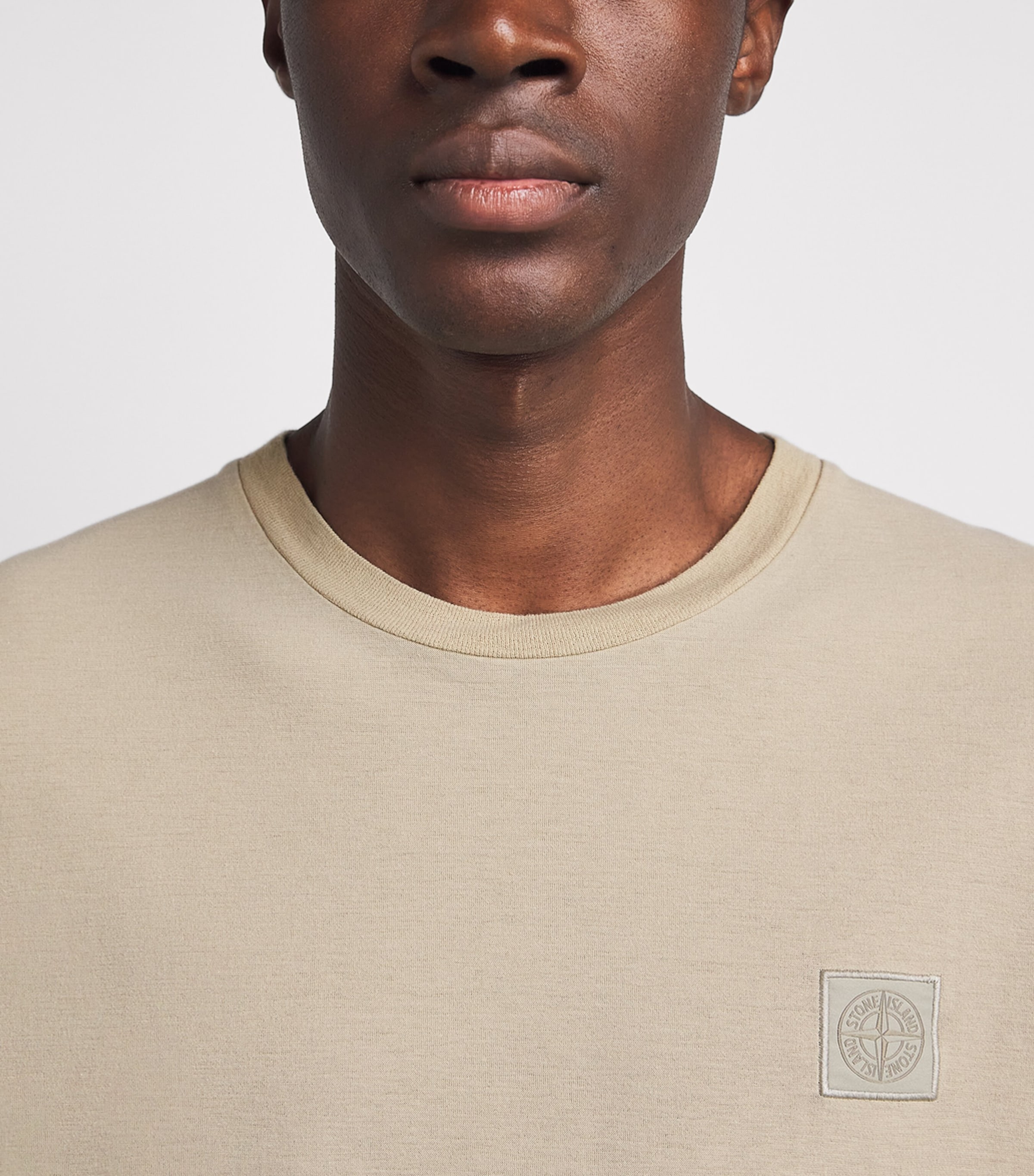 Stone Island Mens Organic Cotton Ghost T-Shirt Image 3