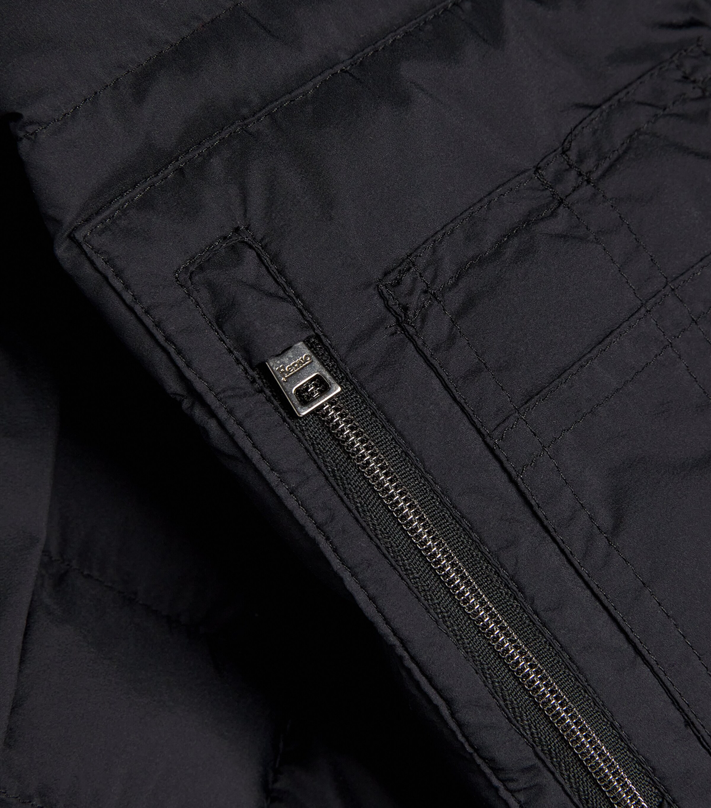 Padded Bomber Jacket 9300NERO Image 5