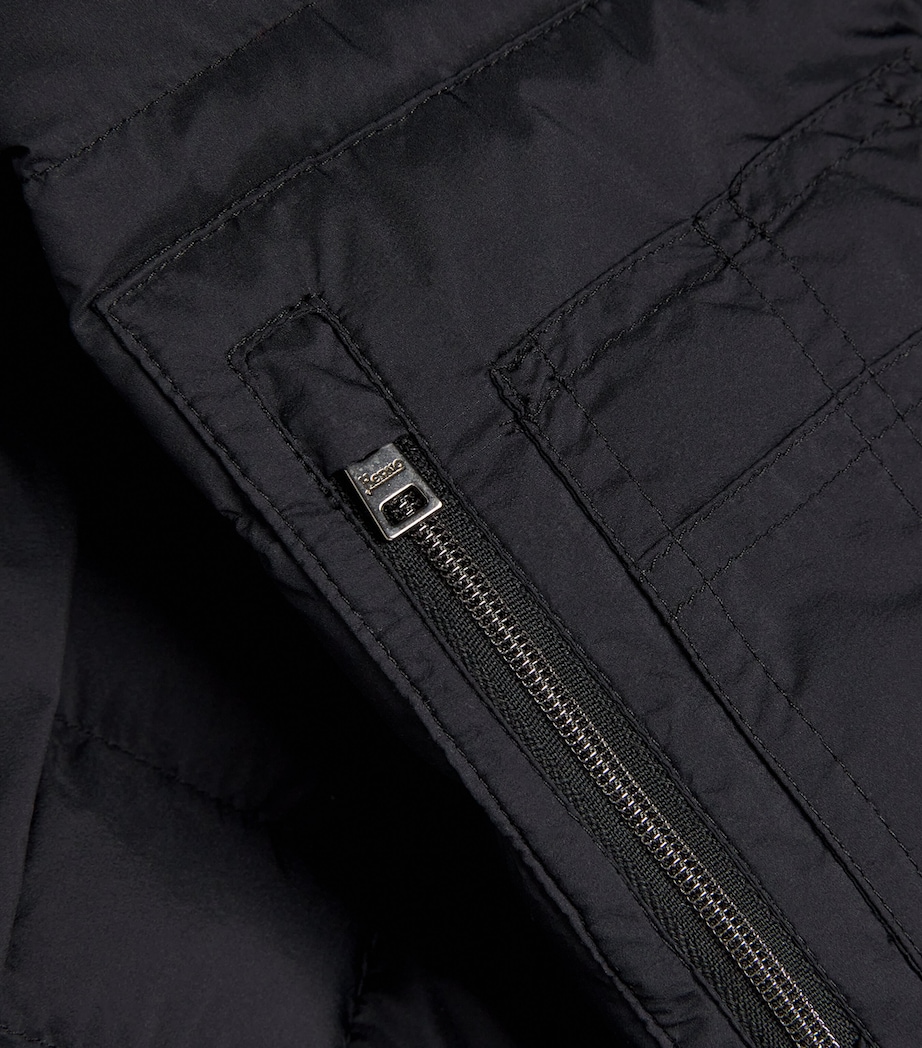 Padded Bomber Jacket 9300NERO Image 5