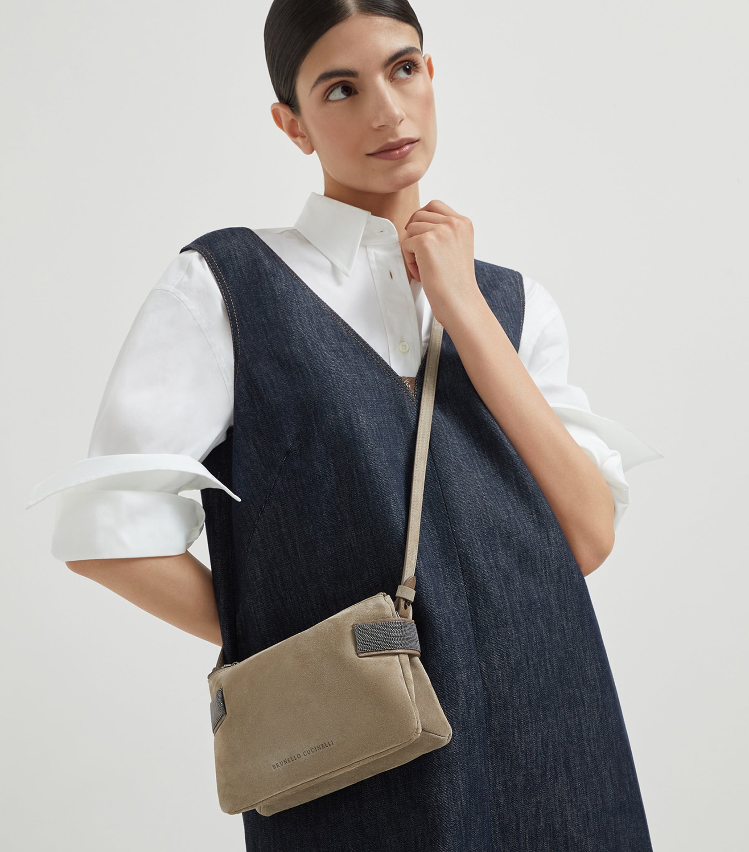 Mini Suede Essence Shoulder Bag C5859 Image 2