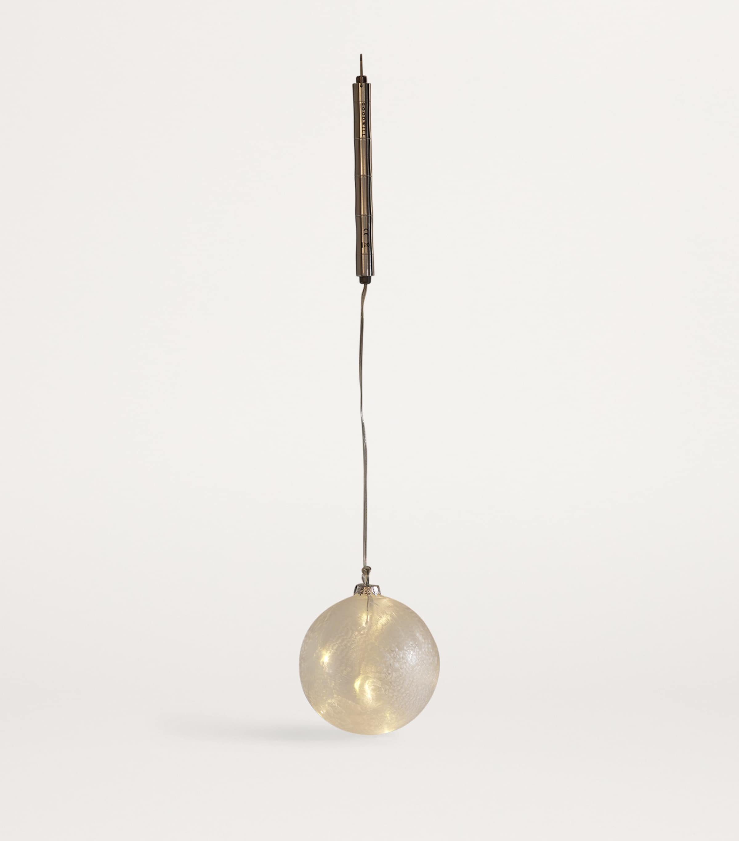 LED Frost Bauble WHITE Image 3