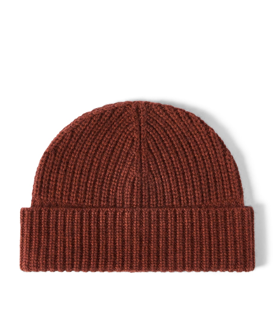 Brunello Cucinelli Cashmere Rib-Knit Beanie Image 1